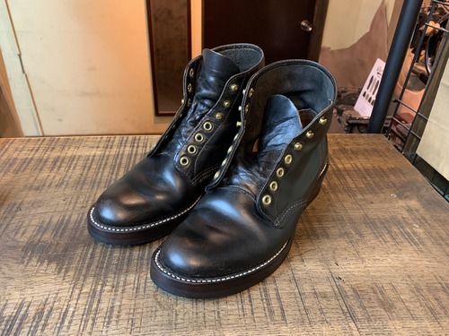 Redwing 8165 US ARMY パットンソール＆キャッツポウヒール フラットボックスカスタム: ソールリペア＆カスタム RED CLOUD