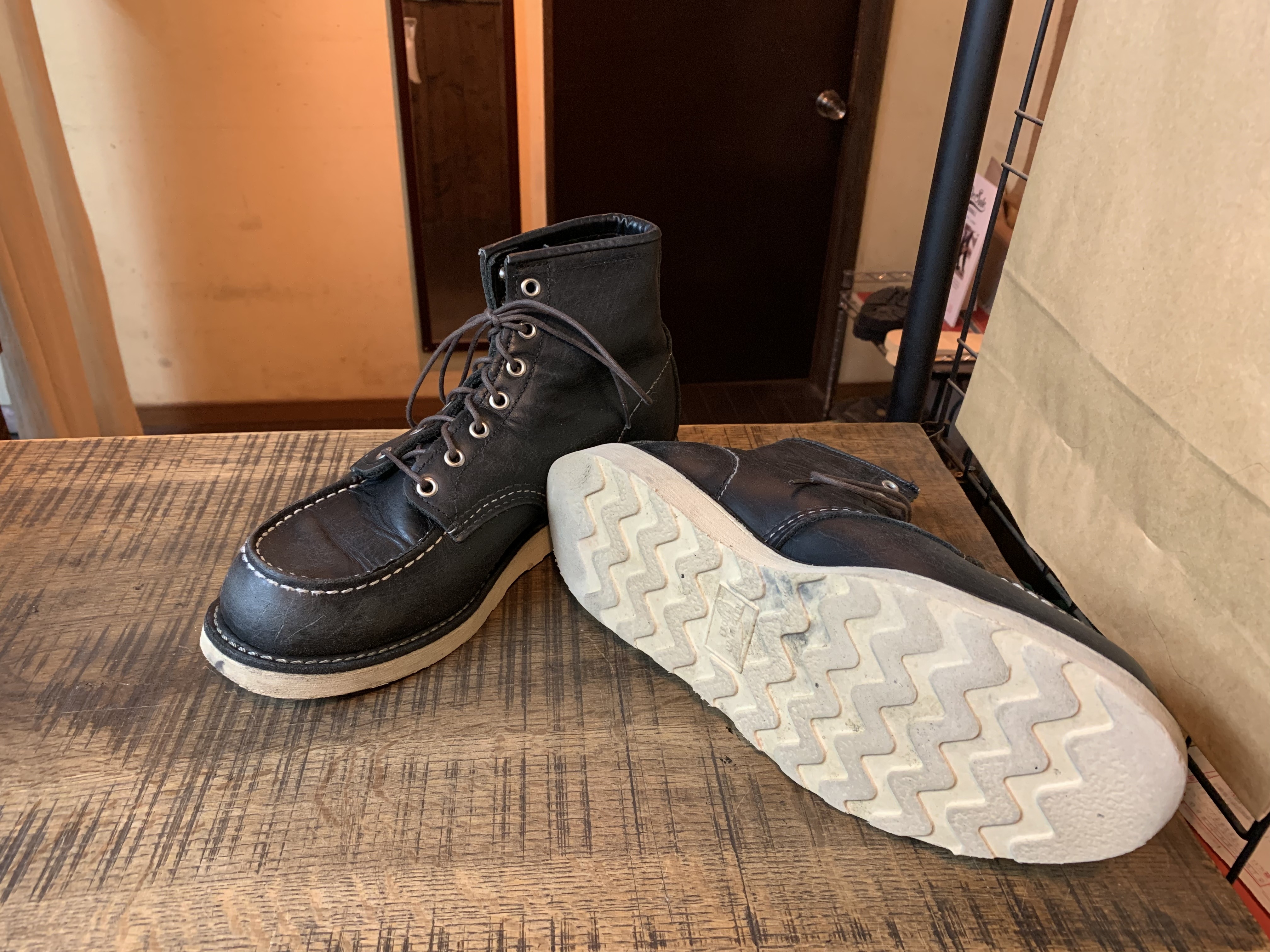 Redwing 8179 vibram#100ハニー ソールカスタム: ソールリペア