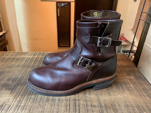 Chippewa (チペワ) エンジニアブーツ トゥスチール除去 vibram#2021