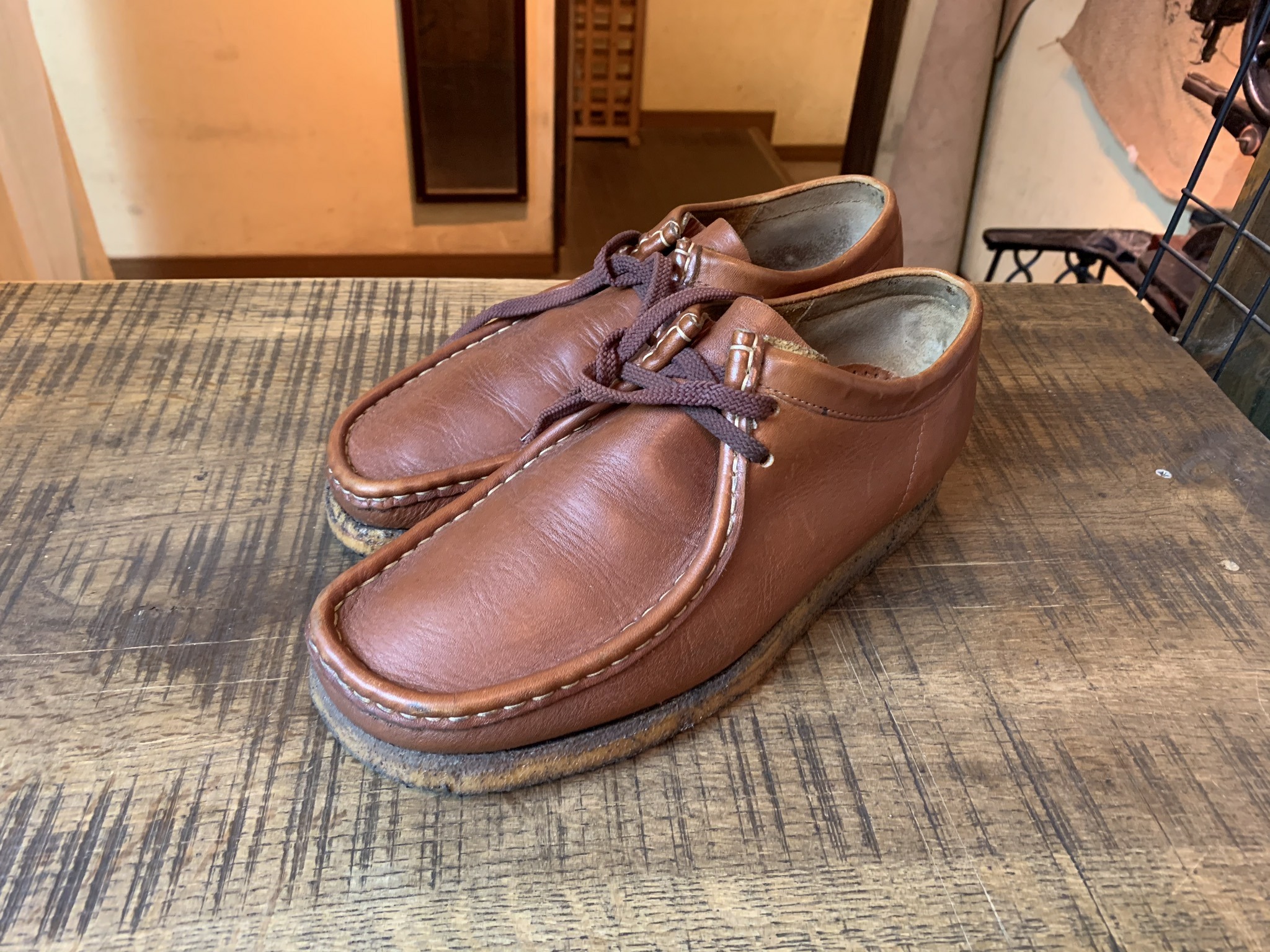 激レア clarks リフレクター ワラビー ビブラム 革靴 クラークスEPOCHc