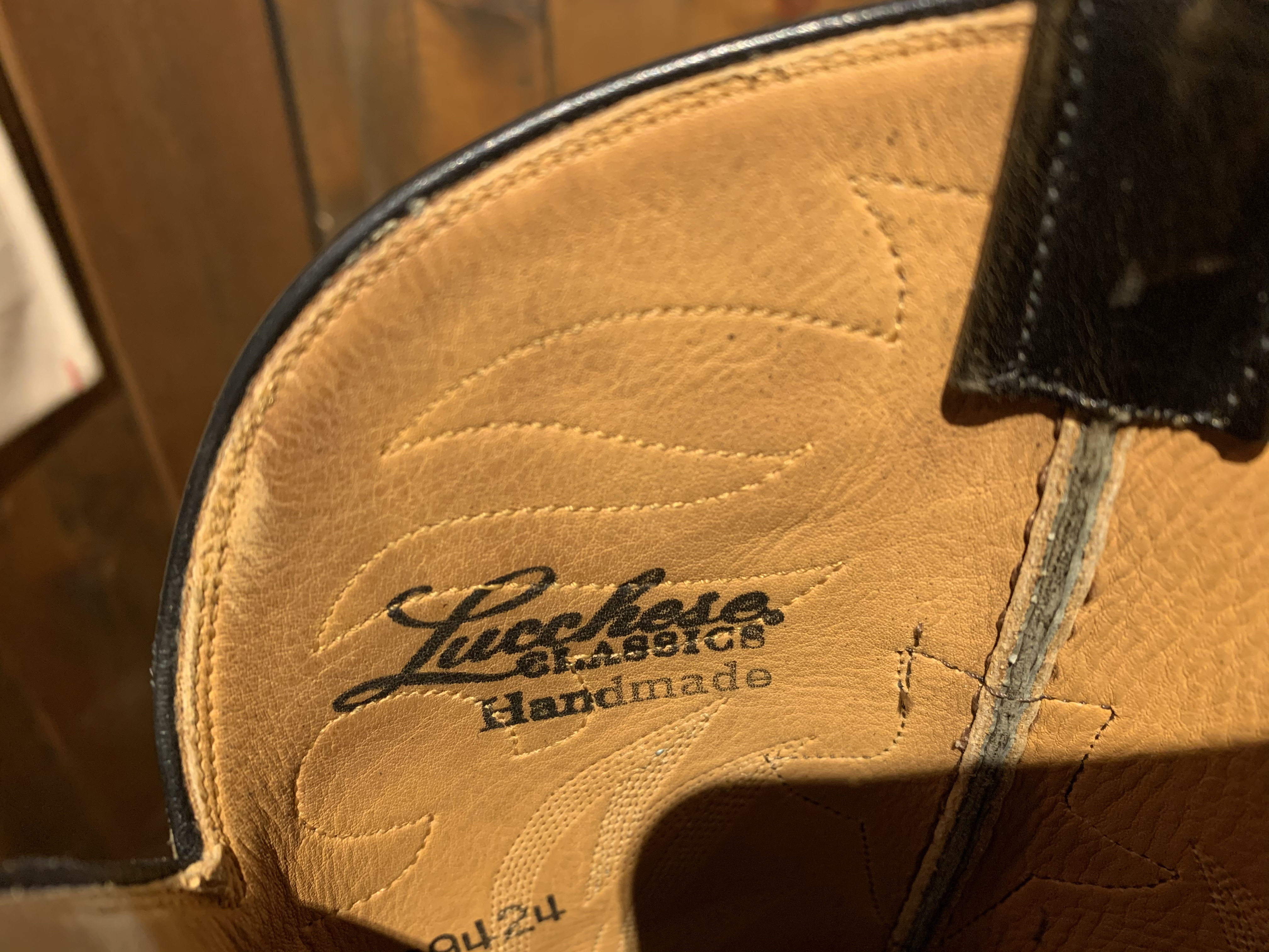 LUCCHESE(ルケーシー) ウエスタンブーツ クレープソール