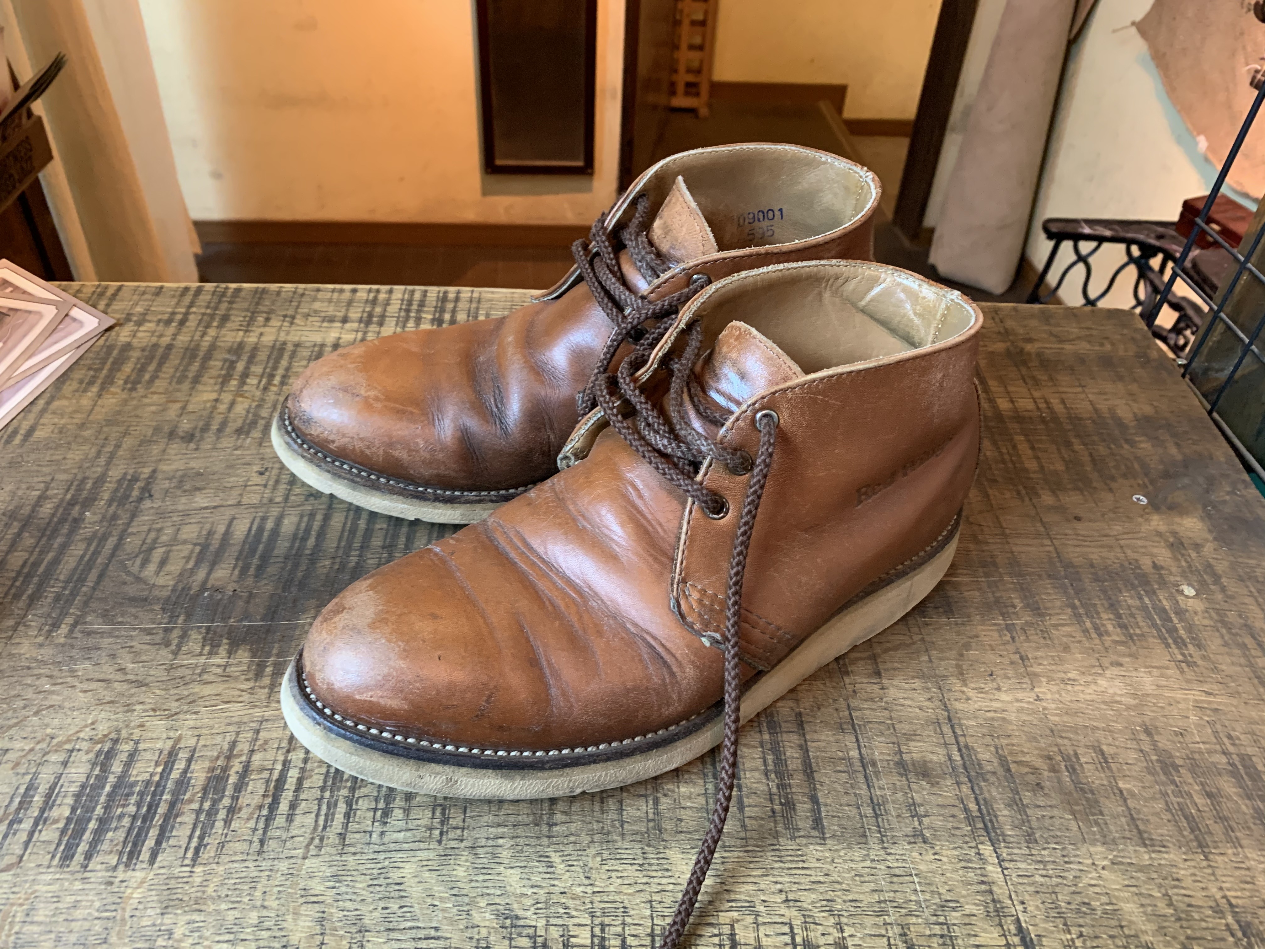 生産完了商品 redwing 595 チャッカブーツ | nongferndaddy.com