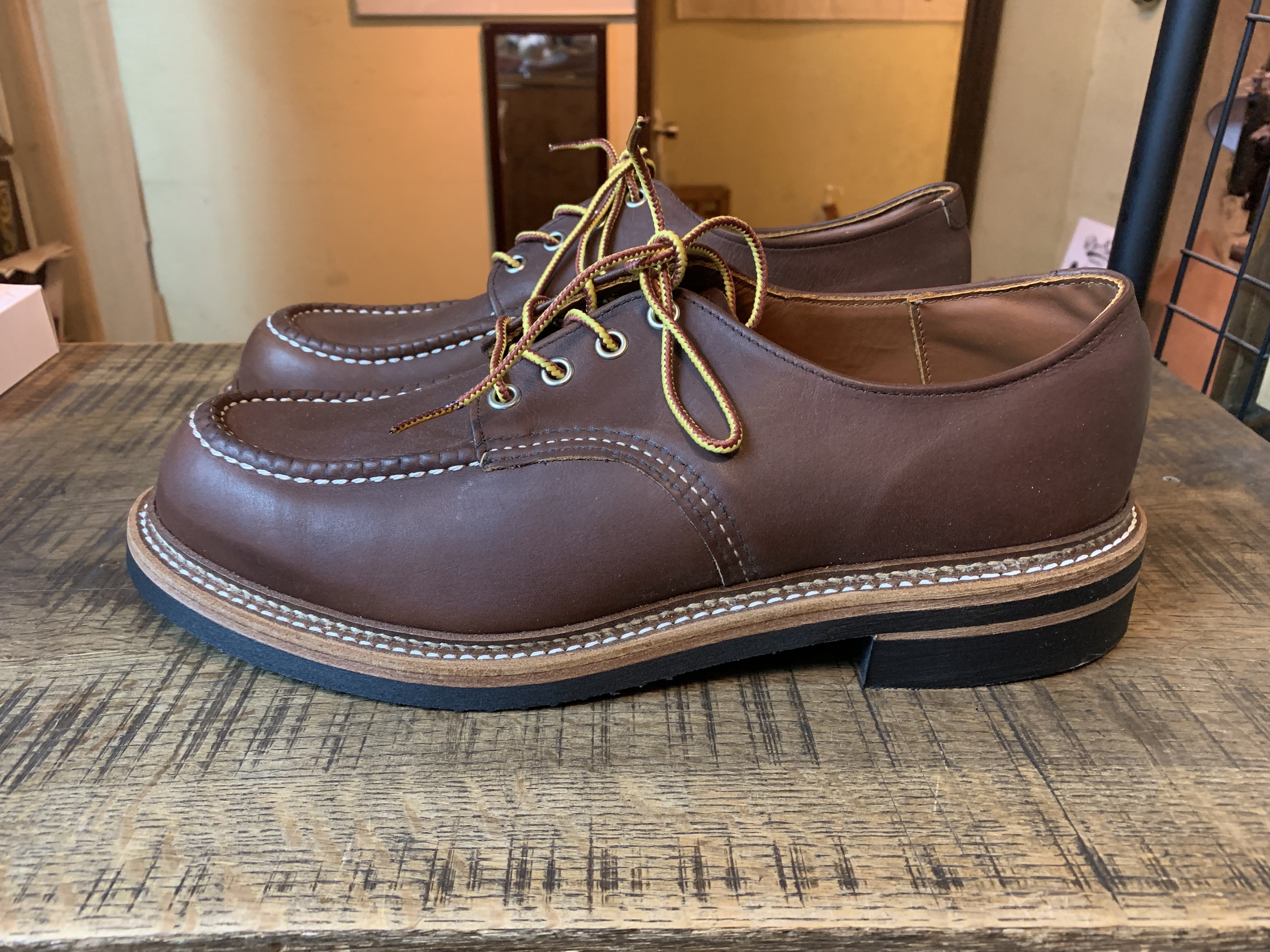 Redwing 8109 ワークオックスフォードブーツ vibram#700ソール交換: ソールリペア＆カスタム RED CLOUD