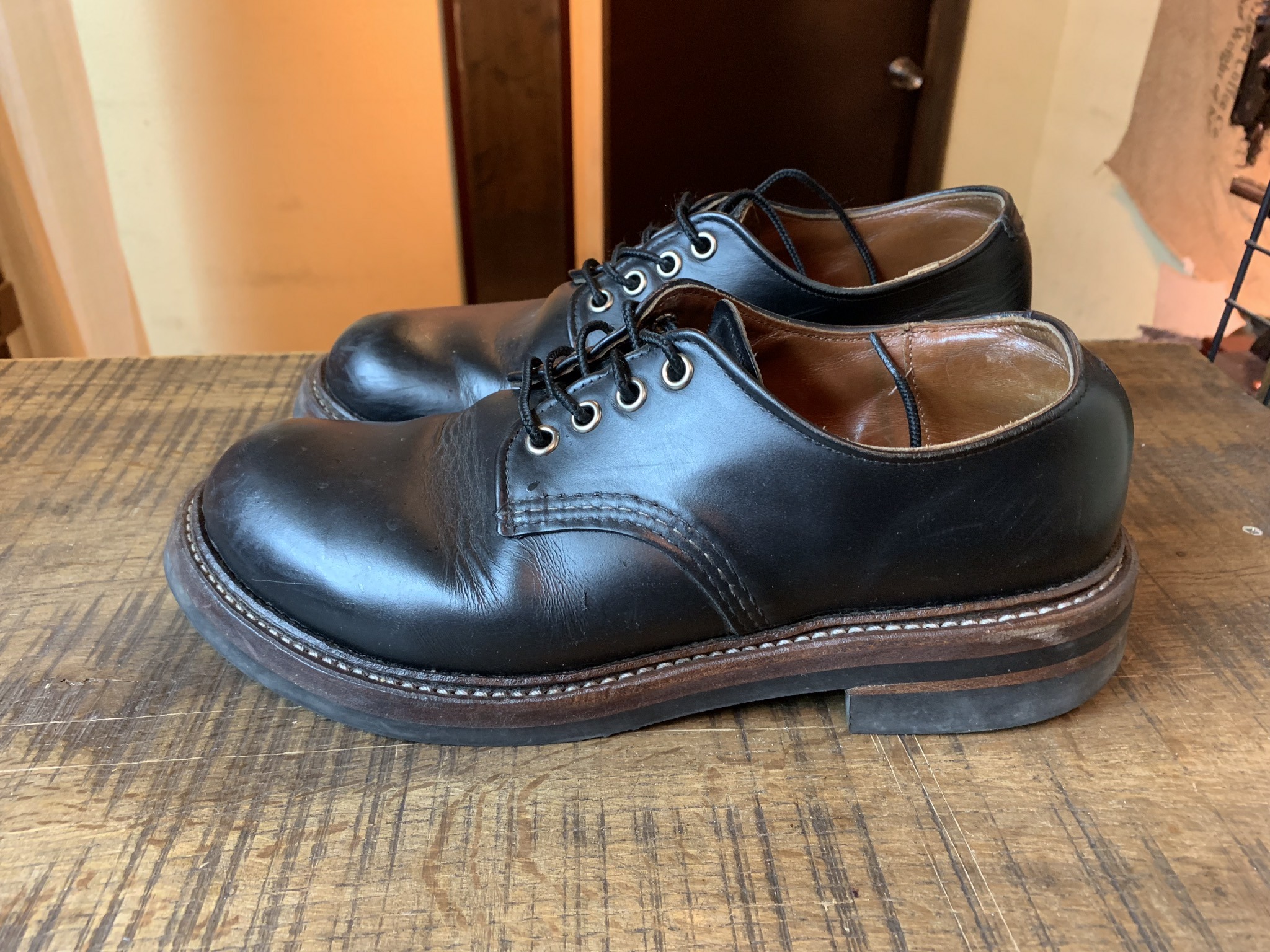 REDWING(レッドウイング) オックスフォードブーツ vibram#705ソールカスタム: ソールリペア＆カスタム RED CLOUD