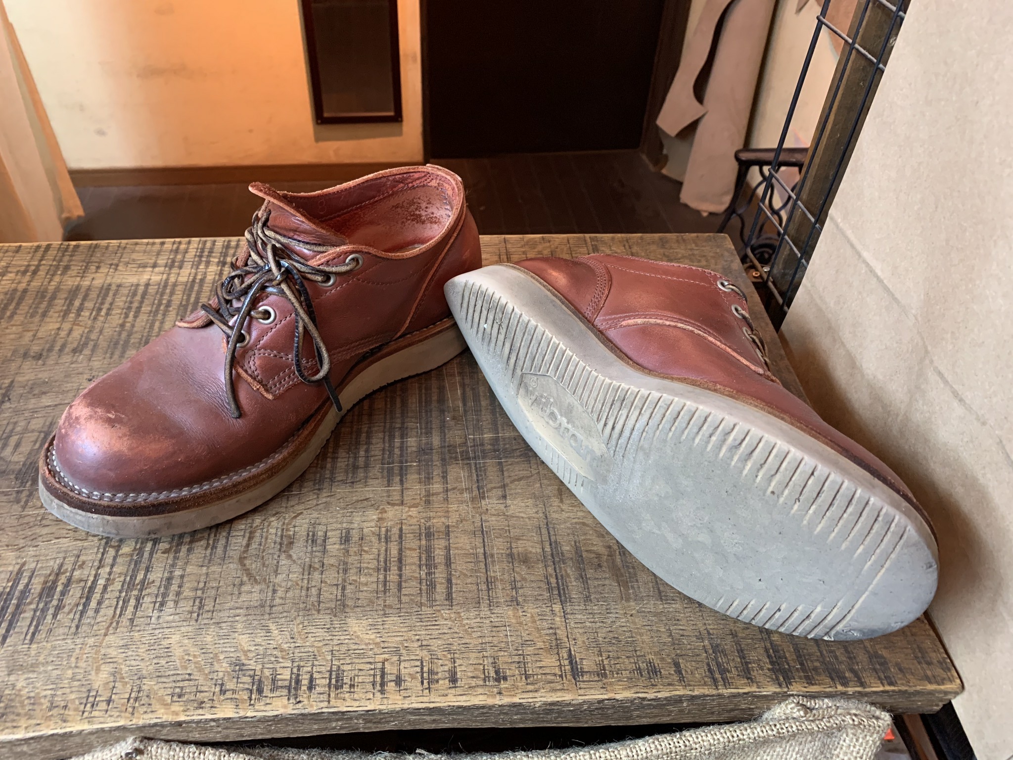 Viberg (ヴァイバー) オックスフォードブーツ vibram#2021ソール Viberg (ヴァイバー) オックスフォードブーツ vibram#2021ソール