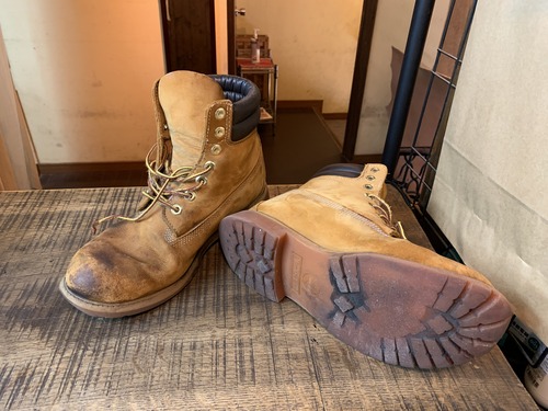 Timberland (ティンバーランド) 6インチブーツ vibram#132(ハニー