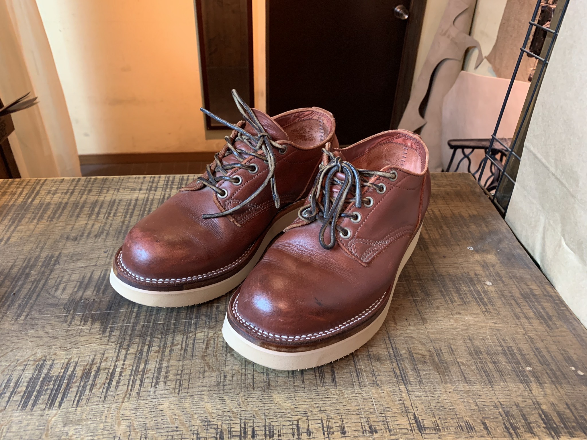 Viberg (ヴァイバー) オックスフォードブーツ vibram#2021ソール