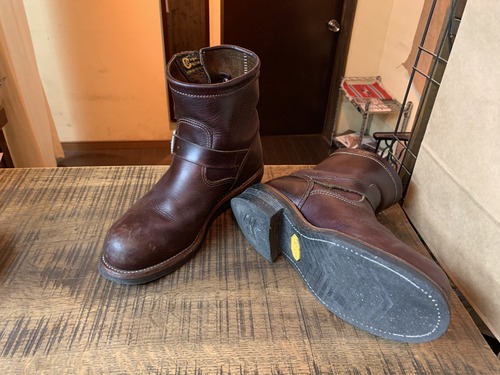Chippewa (チペワ) エンジニアブーツ トゥスチール除去 vibram#2021