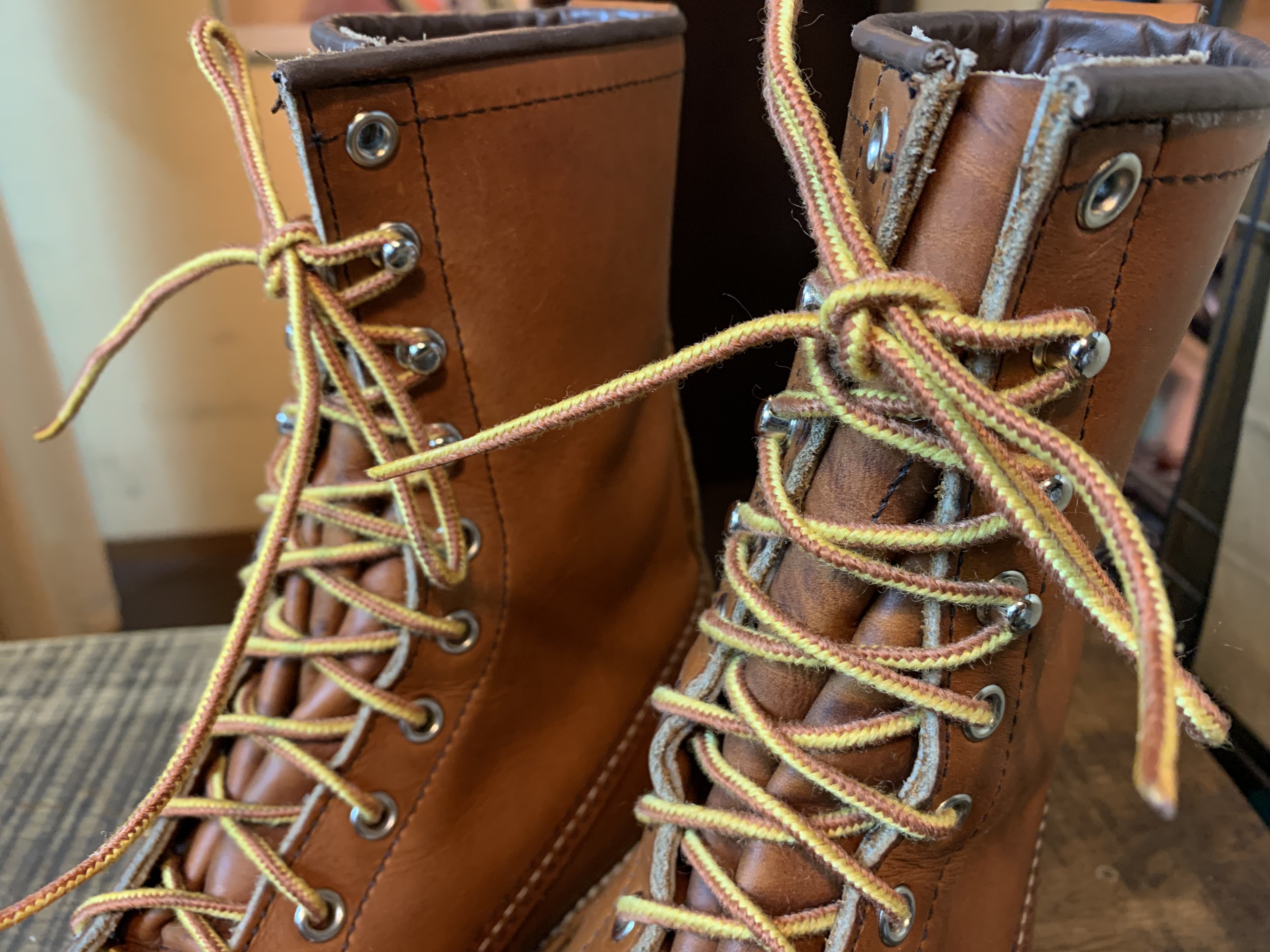 Redwing 877 Dr.sole コルクソール交換 / バックステイ位置修正