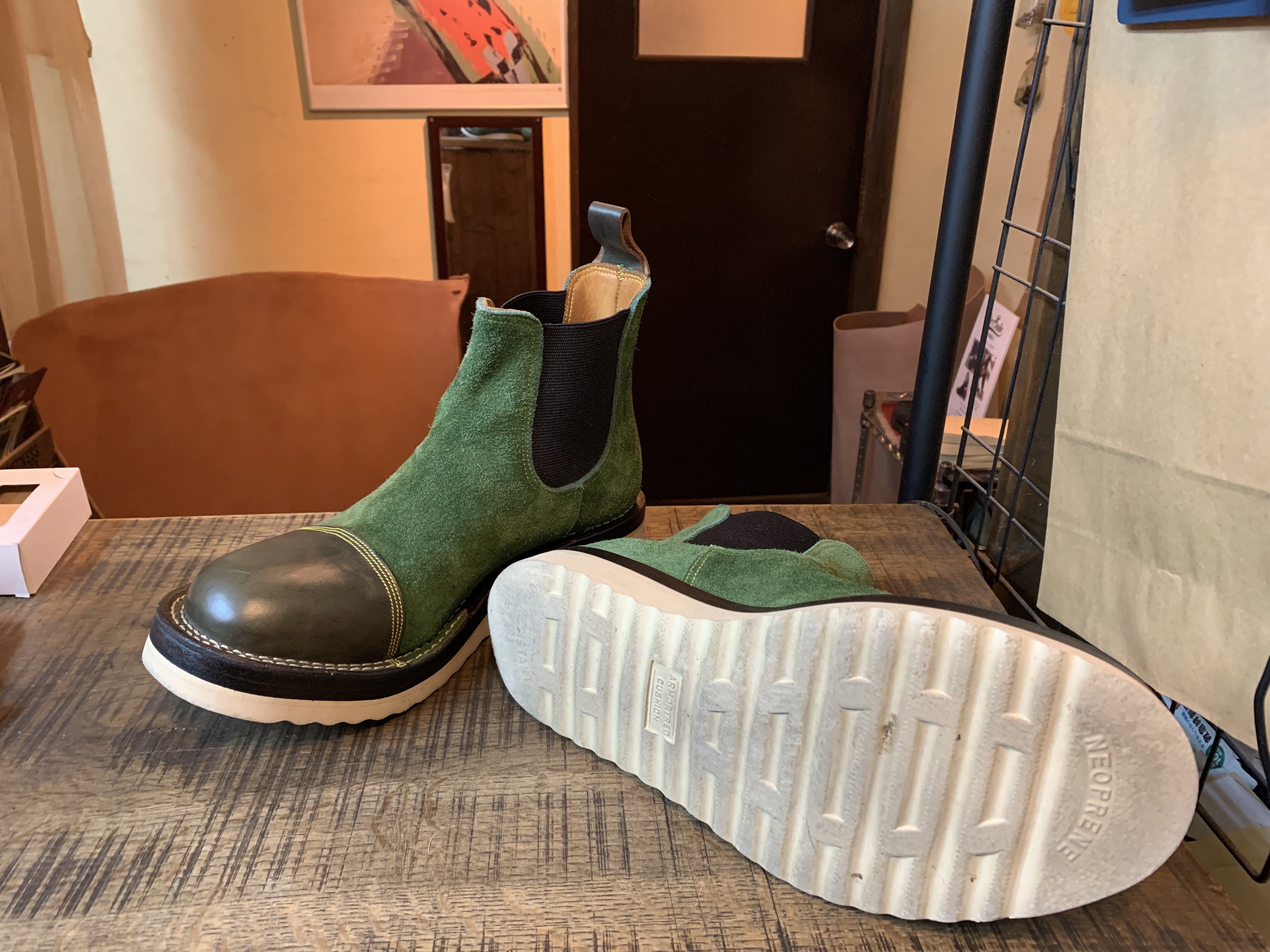 Re:bros(リブロス) サイドゴアブーツ Dr.sole Supergrip Full Soles