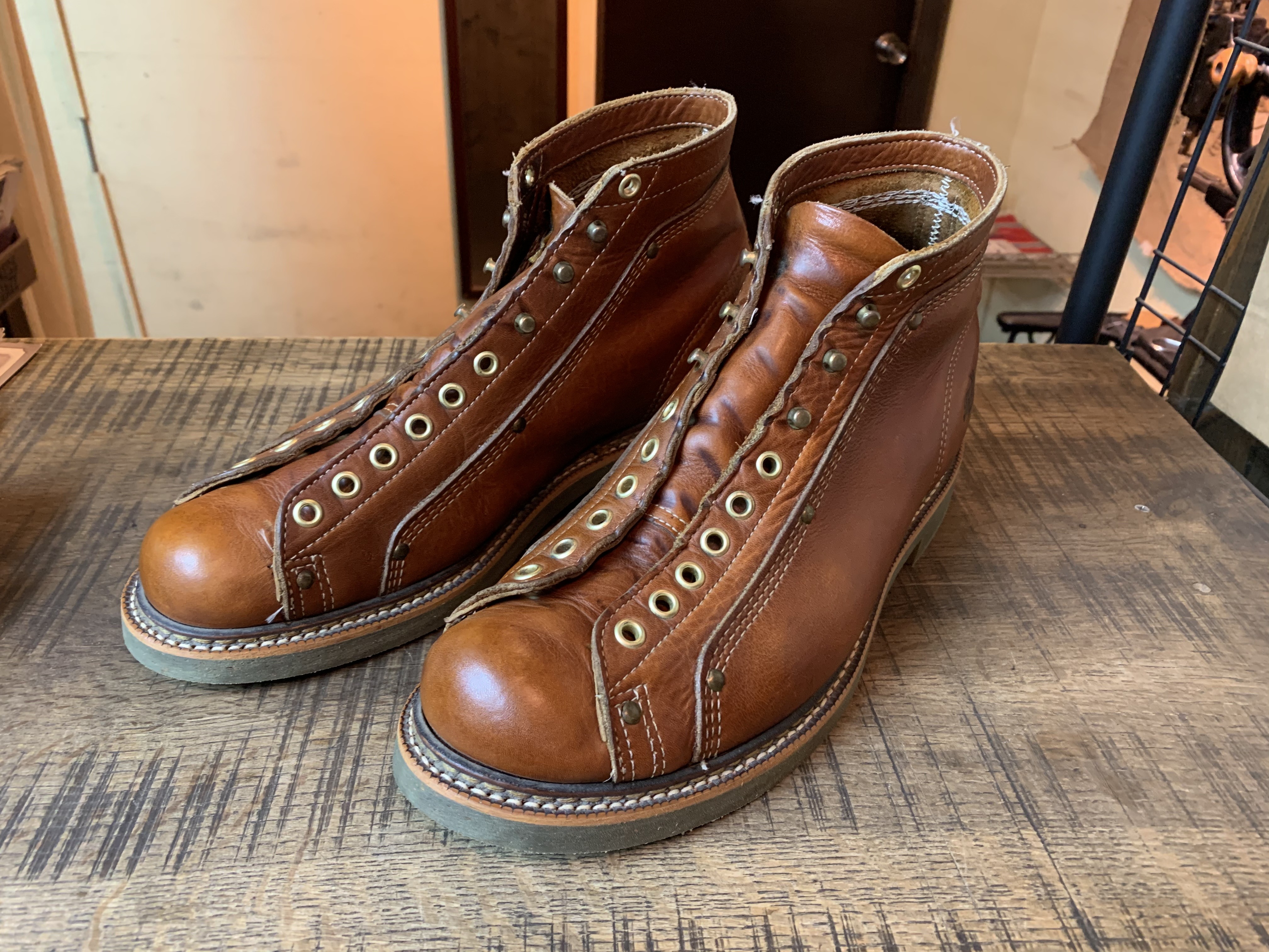 Thorogood  ソログッド　ブラウン レザー デッキシューズ 中古・古着通販】THOROGOOD (ソログッド) BEAMS (ビームス