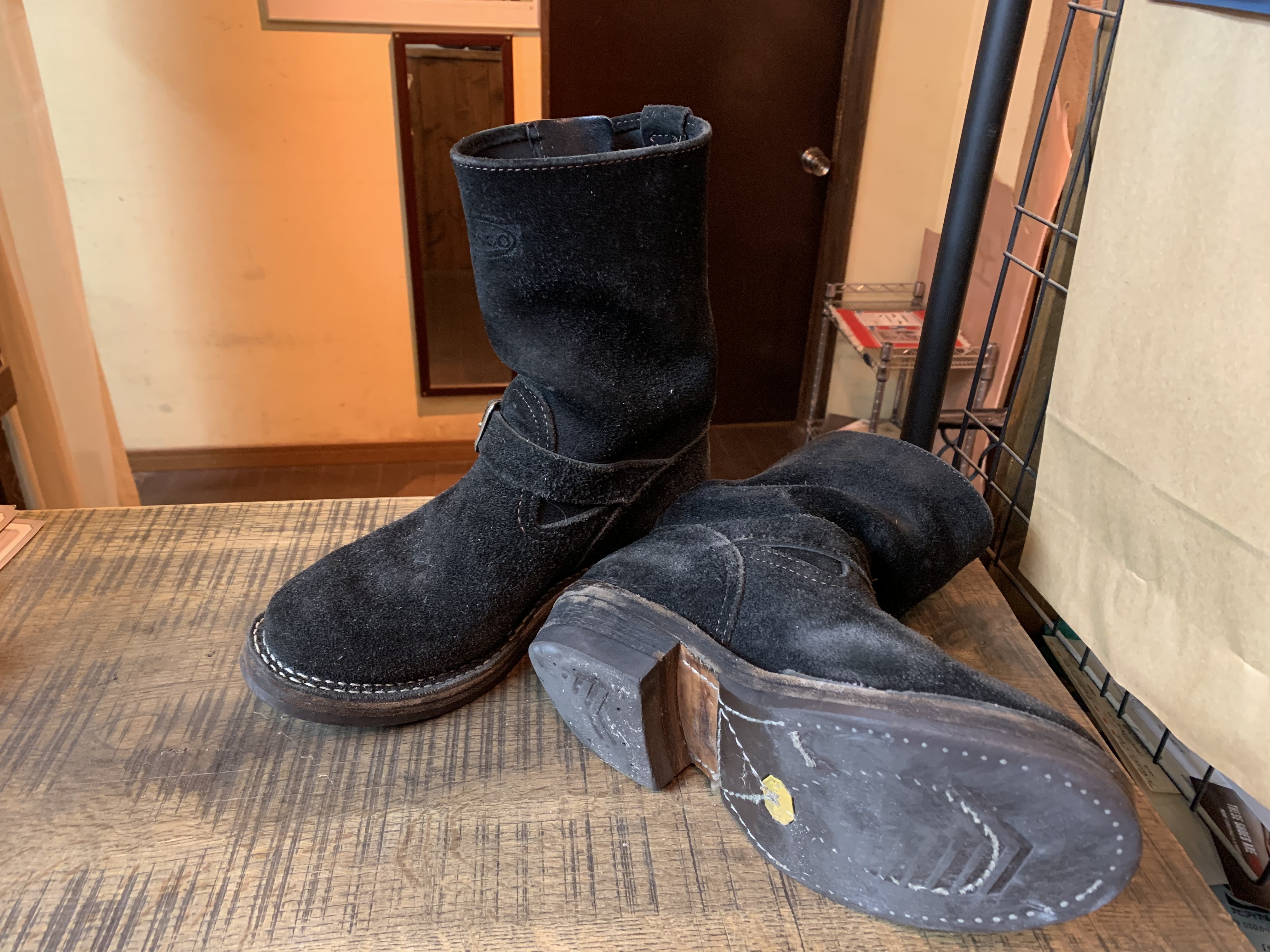 WESCO (ウエスコ) BOSS エンジニアブーツ vibram#2021ソールカスタム