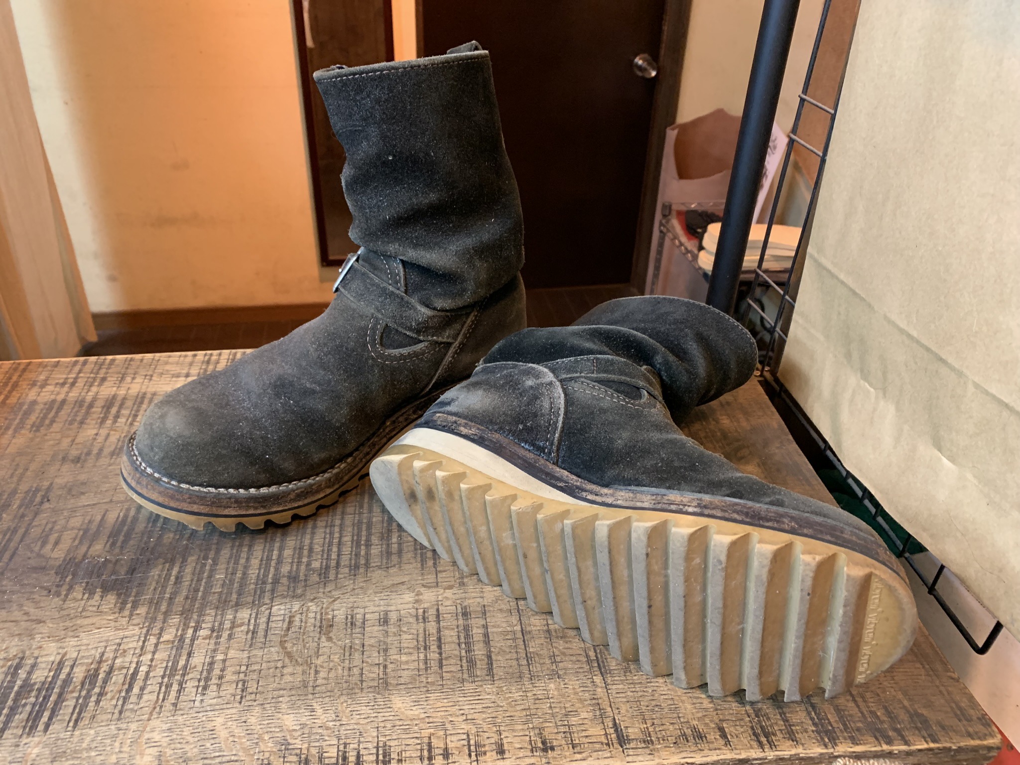 Wesco Boss 中底交換 シングルレザーミッド vibram#2021ソール