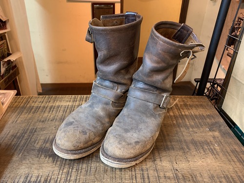 Redwing 2971 エンジニアブーツ vibram#4014 ソール交換: ソールリペア＆カスタム RED CLOUD