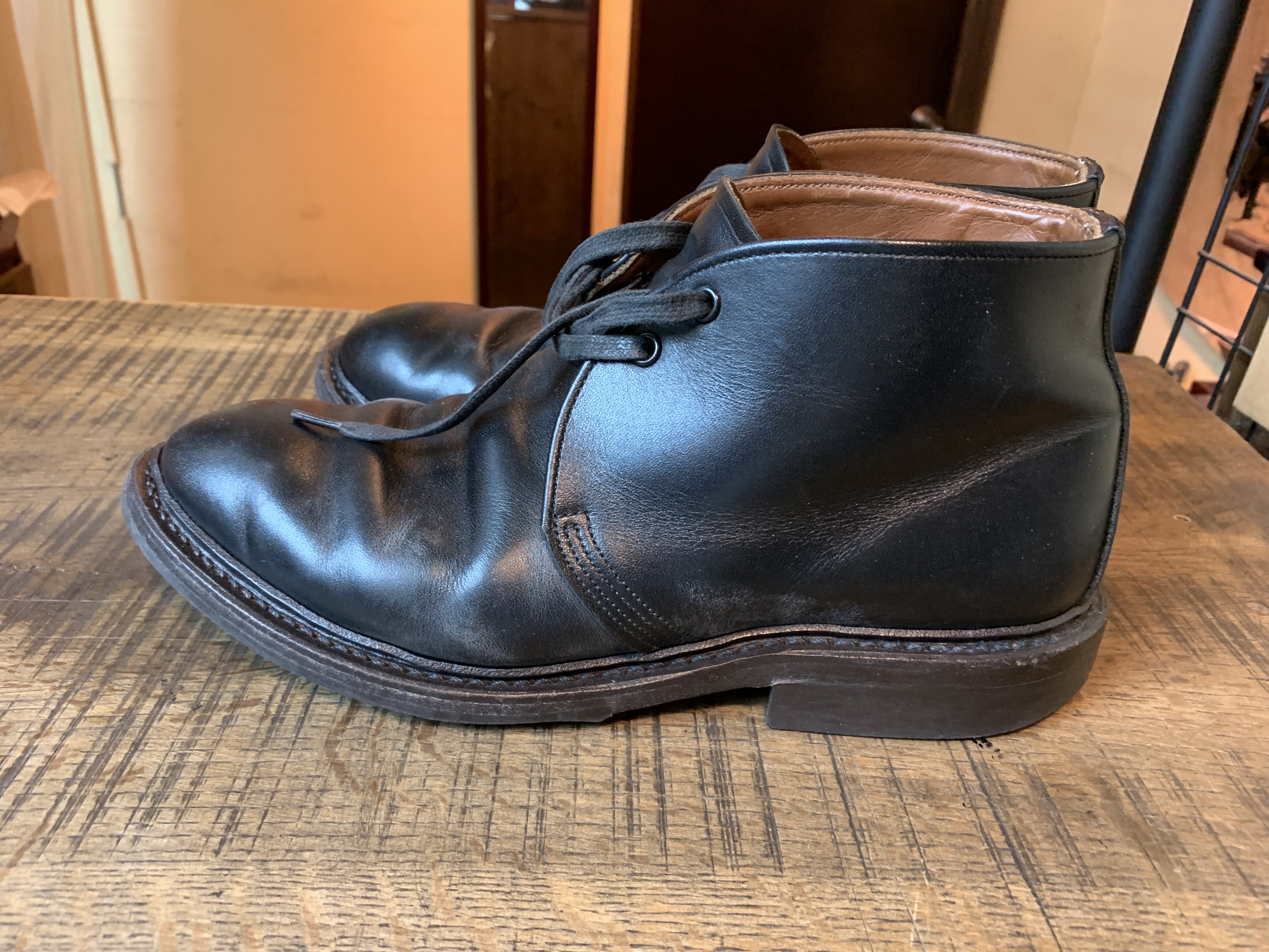 Redwing 9097 キャバリーチャッカブーツ vibram#2333ハーフソール