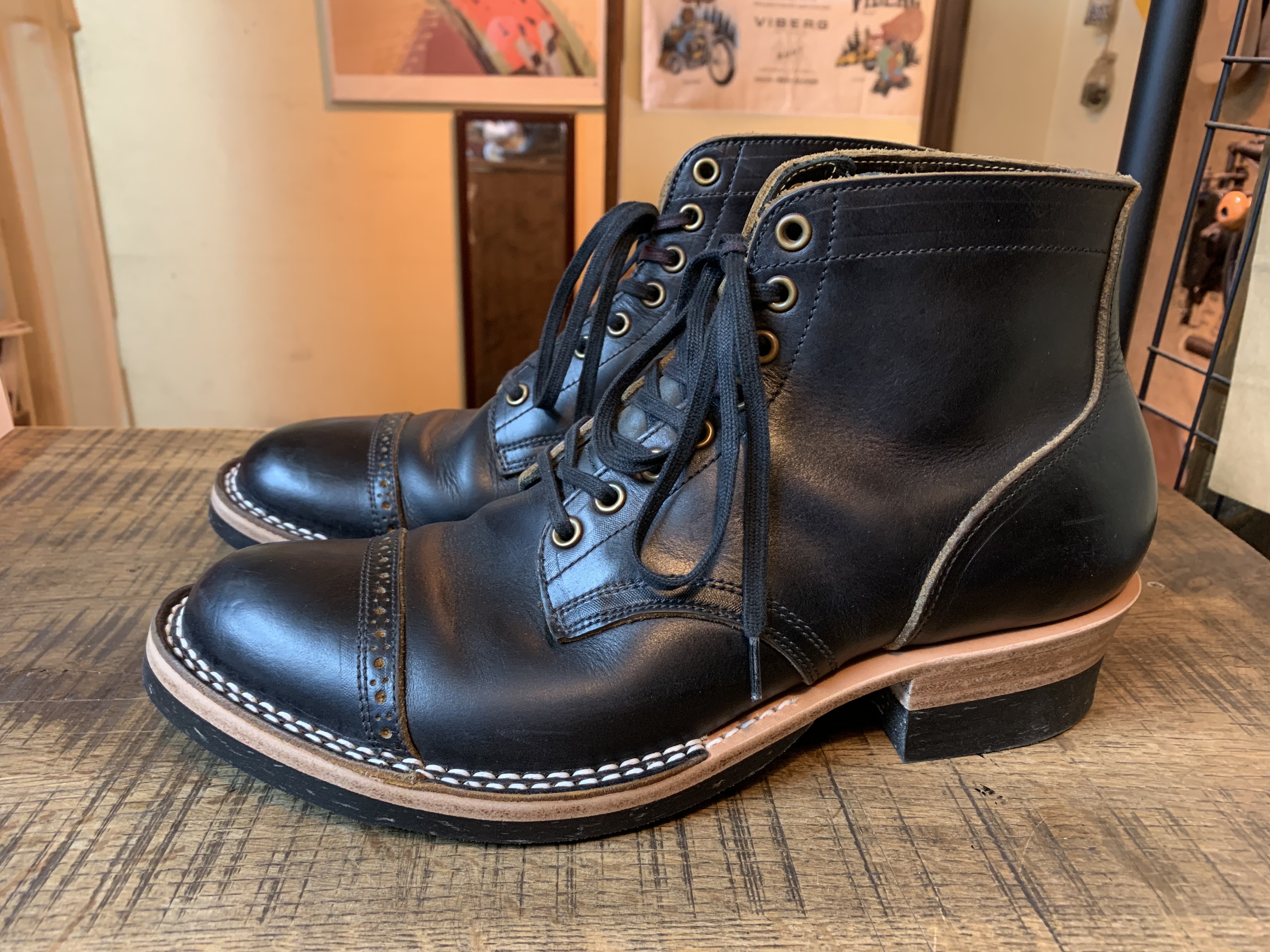 Iron Boots(アイアンブーツ) デビルドッグ Dr.sole Raw cordハーフ