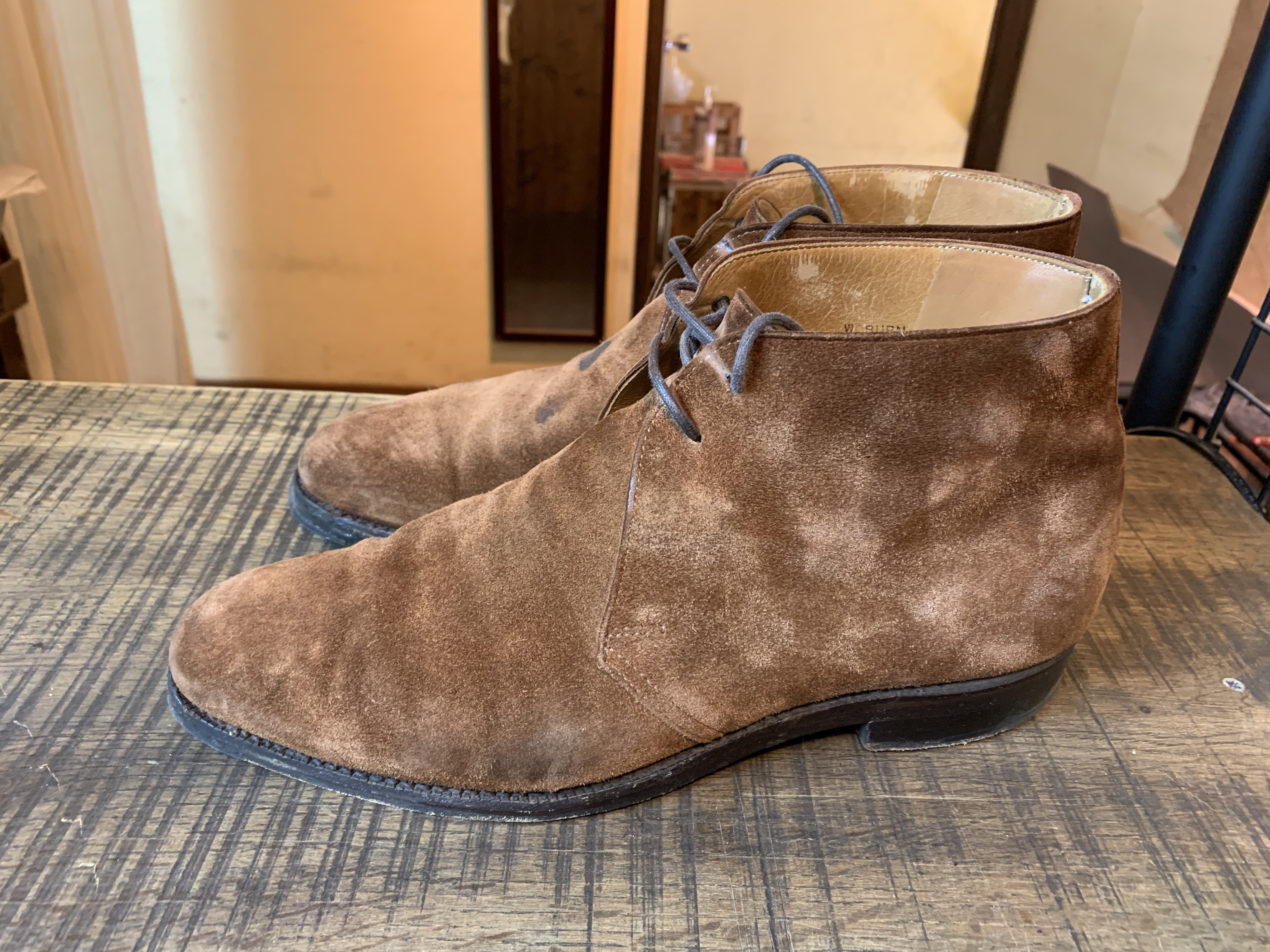 PRADAsports レザー チャッカブーツ vibram SALE：50％OFF】 ピストレロ オフィサーチャッカ PISTOLERO