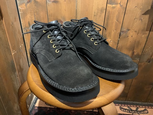 HATHORN (ハソーン) オックスフォードブーツ ダブルステッチ加工