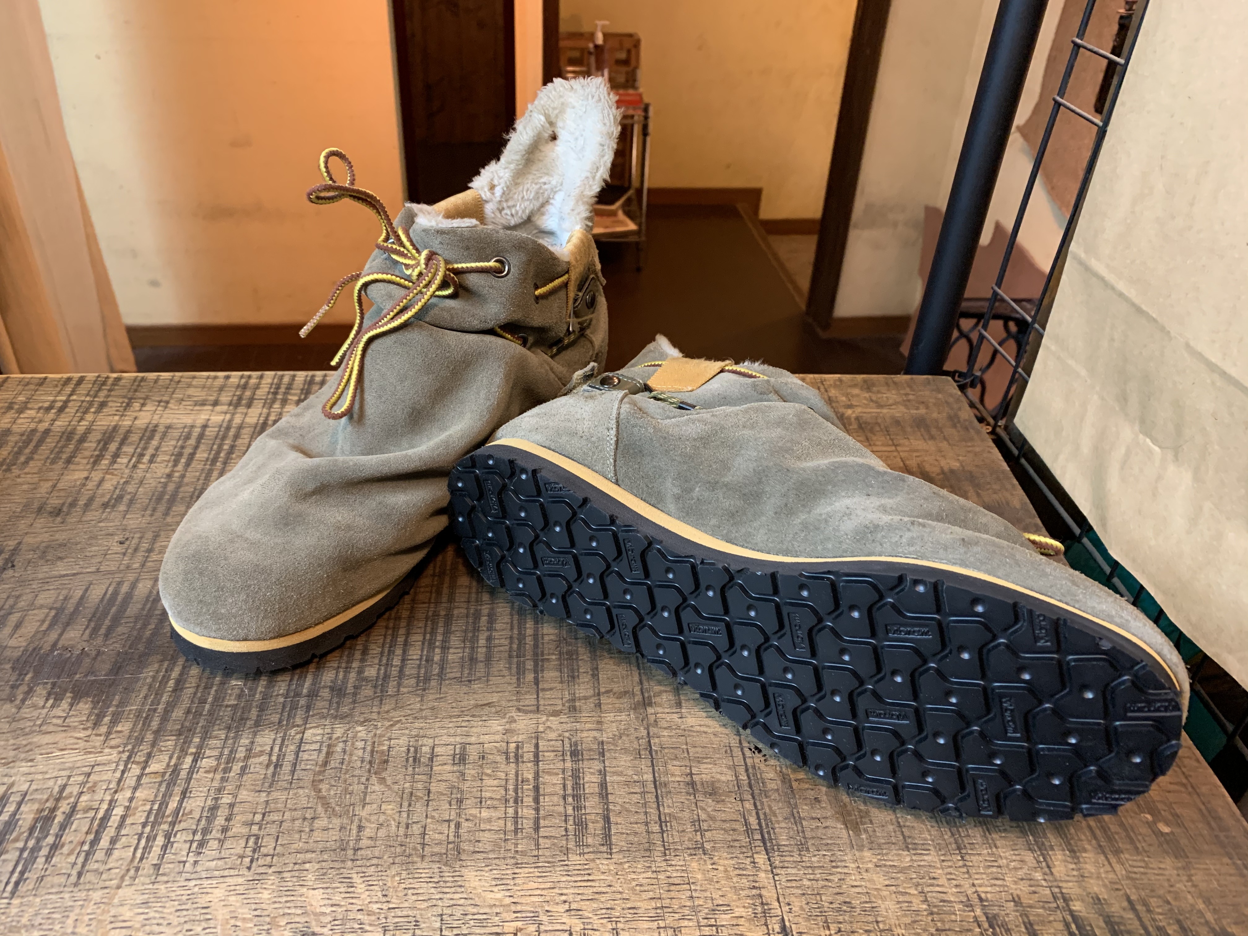 オニツカタイガー モンテブーツ vibram#8327ソール交換: ソール