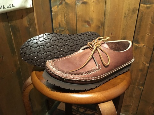 ARROW MOCCASIN アローモカシン ローカット vibramEVA ブラウン ソールカスタム: ソールリペア＆カスタム RED CLOUD