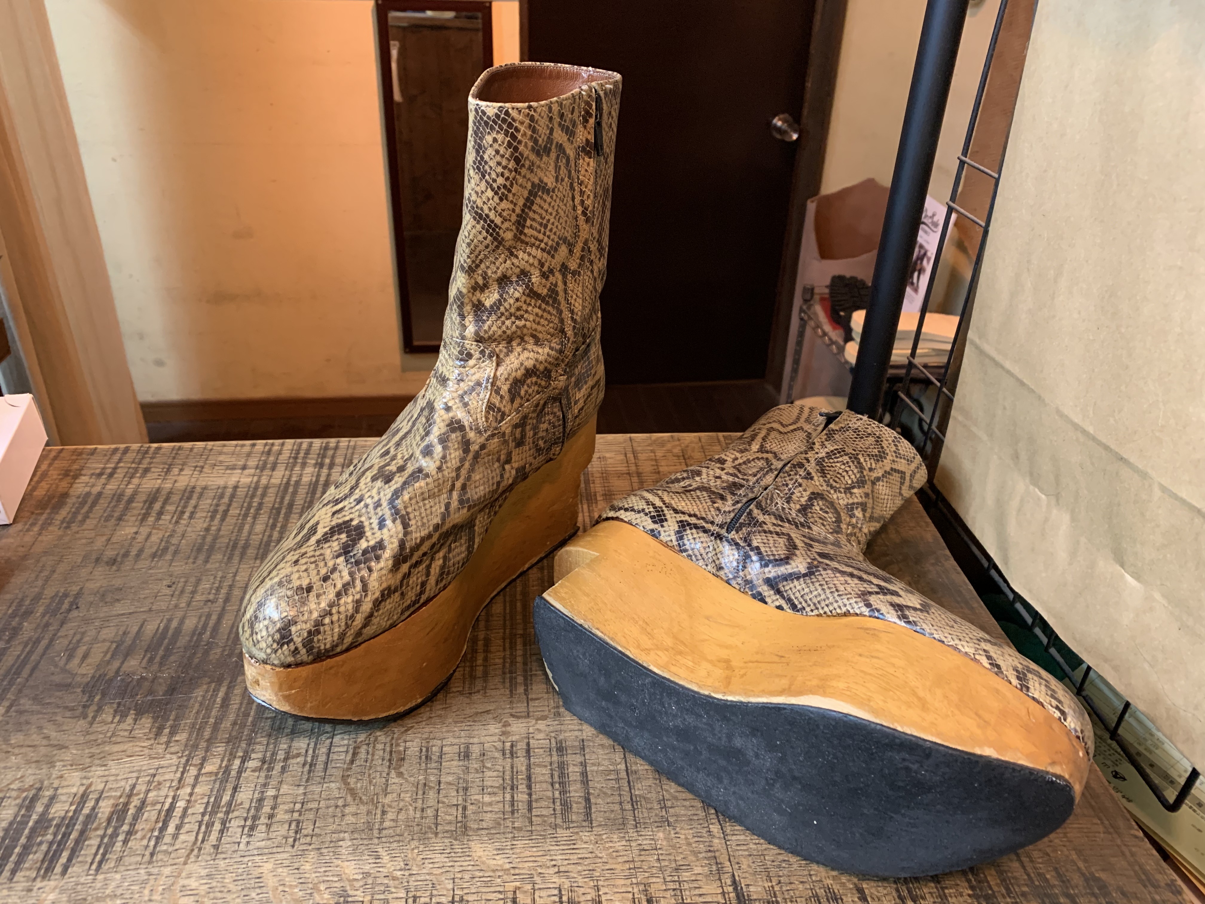viviennewestwood パイソンロッキンホースブーツ