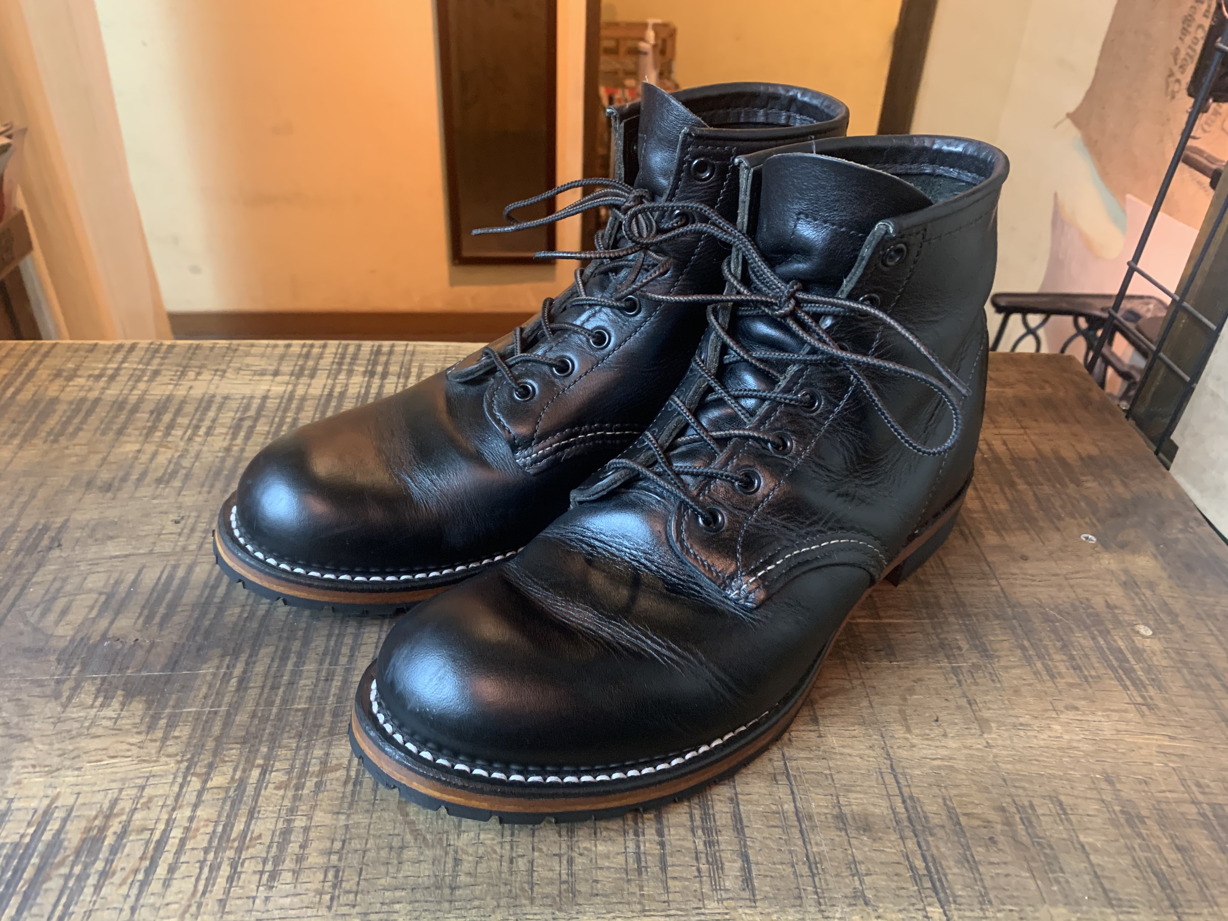 ハーフラバー交換済み！　レッドウィング　9014 7D 25cm ハーフラバー交換済み！ レッドウィング 9014 7D 25cm ハーフ