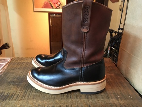 Redwing ペコスブーツ ダブルステッチ クレープソールカスタム: ソール