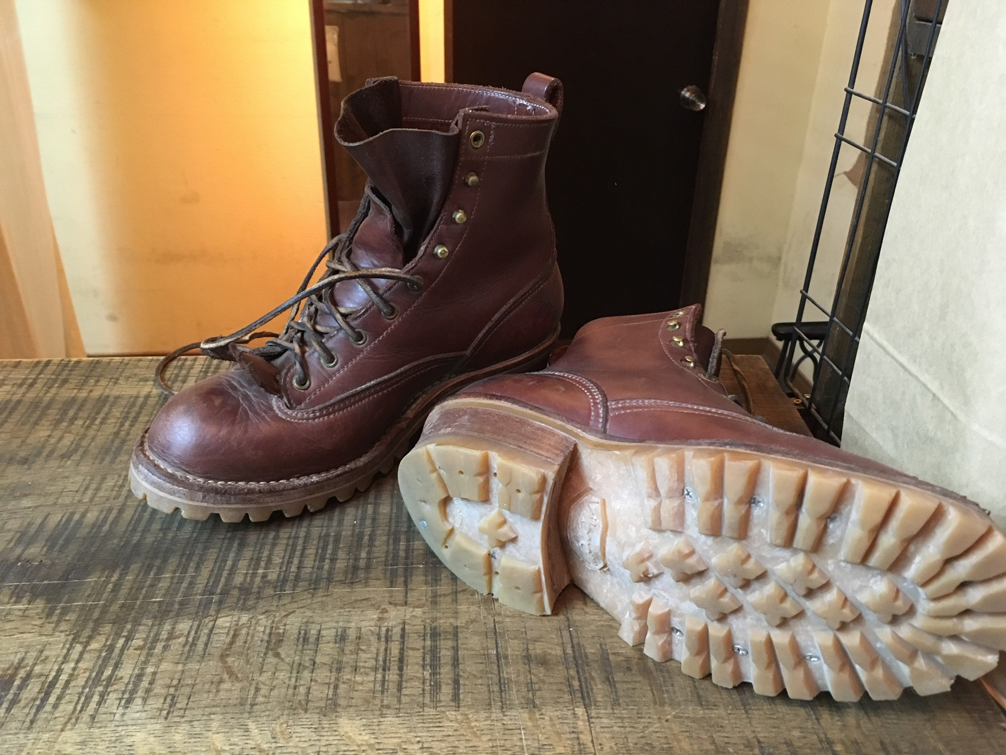 NICKS BOOTS (ニックスブーツ) ホットショット vibram#100ハニー