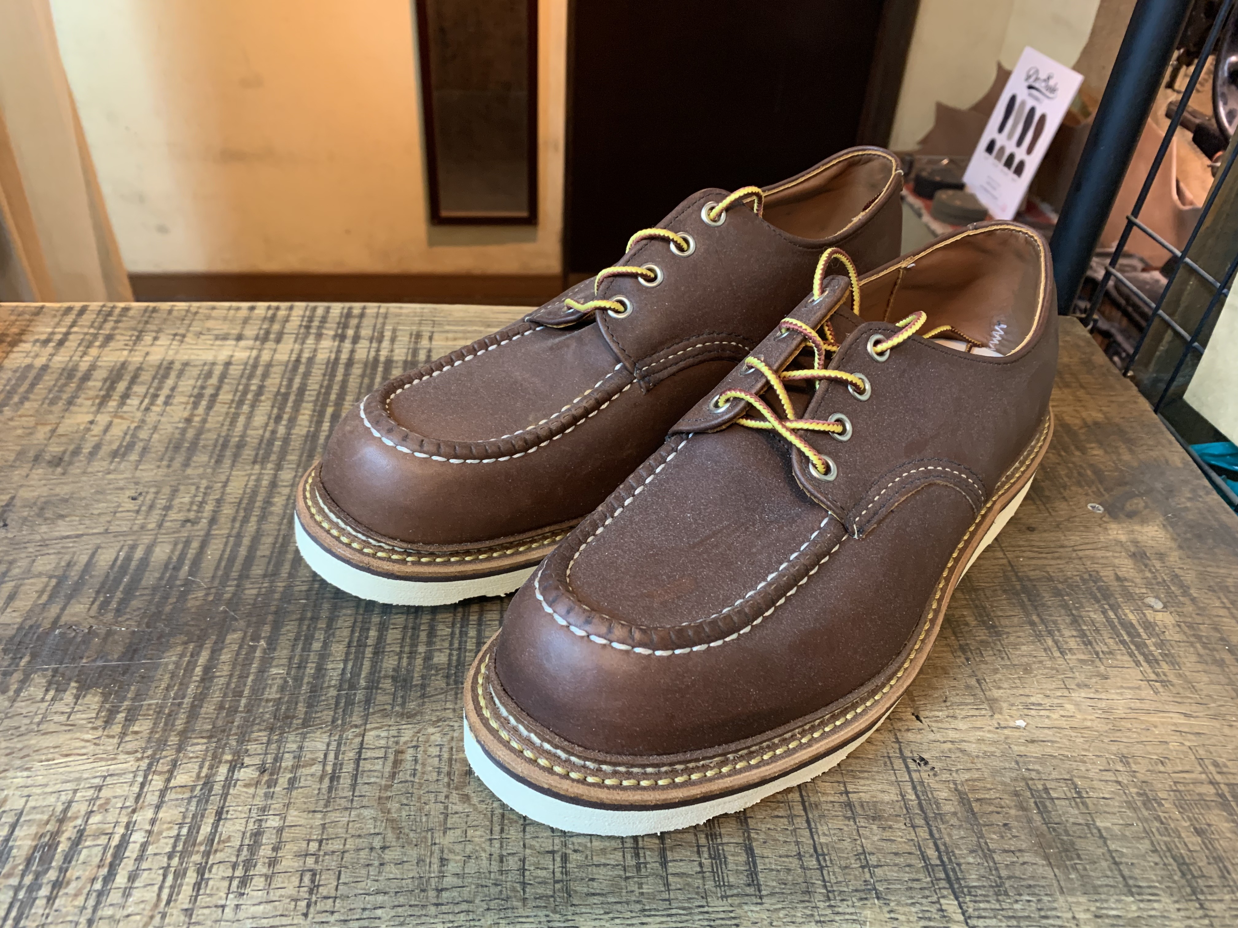 Redwing 8109 ワークオックスフォードブーツ vibram#700ソール交換