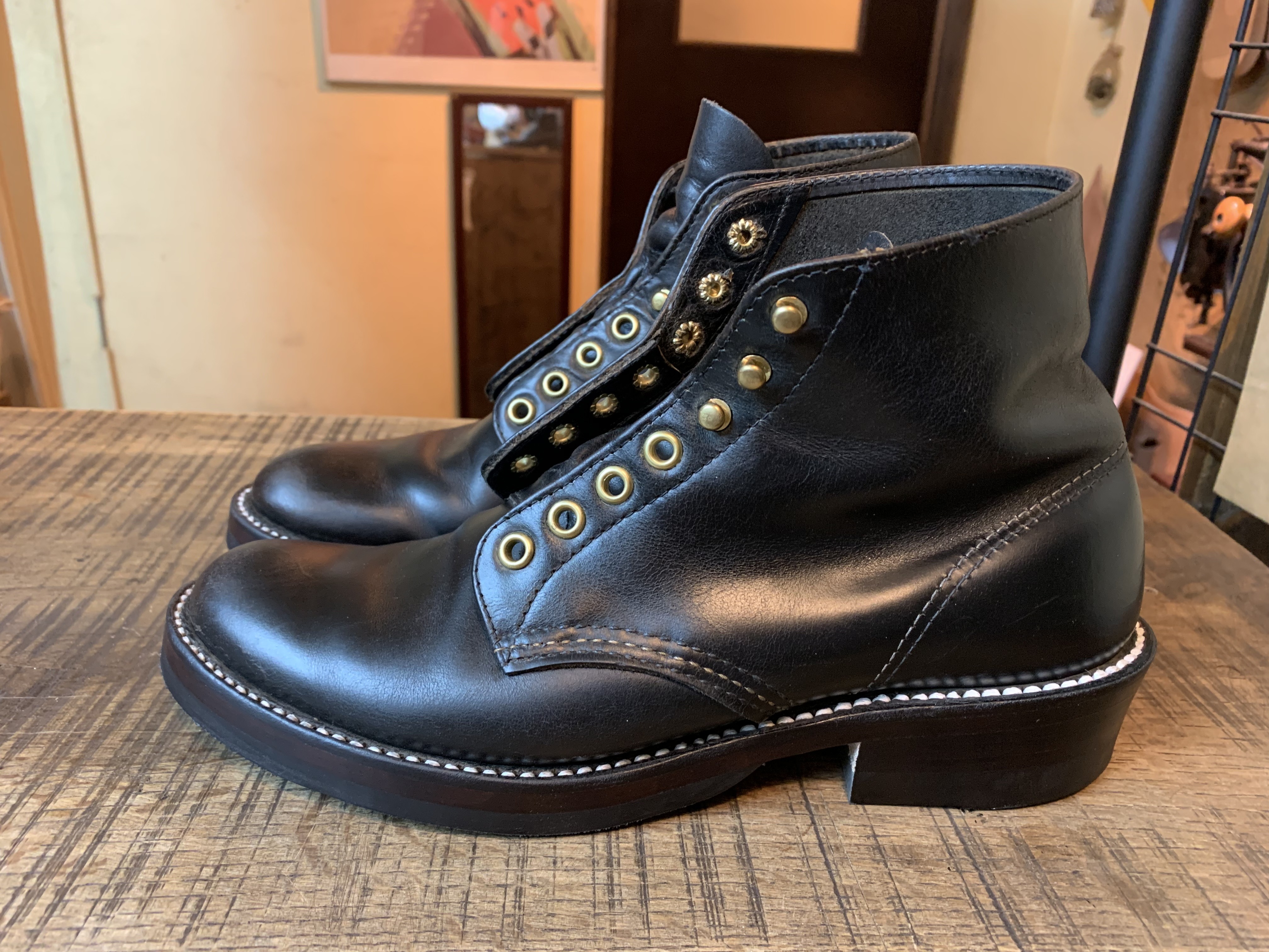 Paris texas フラットシューズ SUPER8SHOES ブランド 革靴 アウトレット