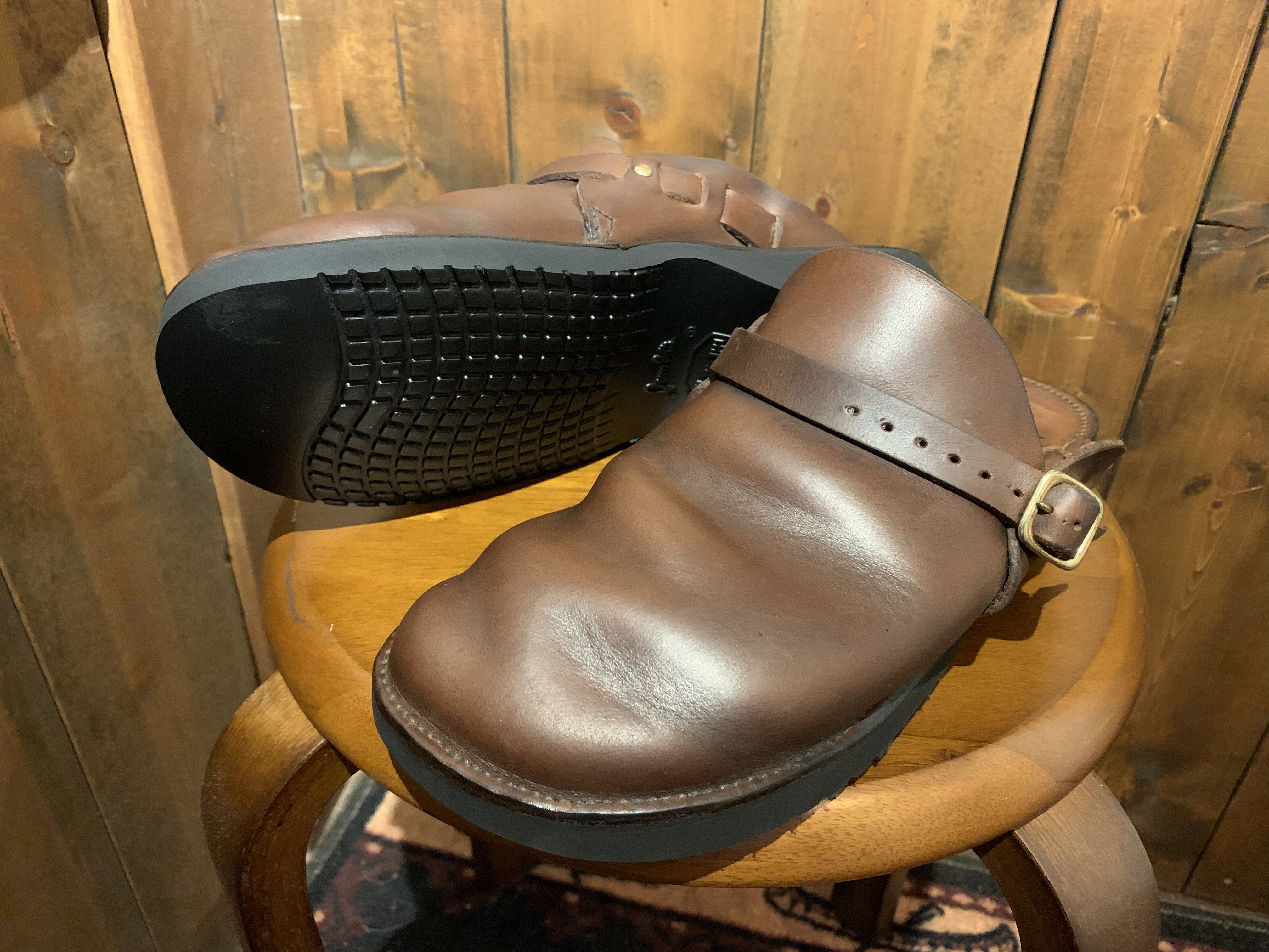 フェルナンドレザー clog(クロッグ) vibram#2668 ガムライト フェルナンドレザー clog(クロッグ) vibram#2668 ガムライト