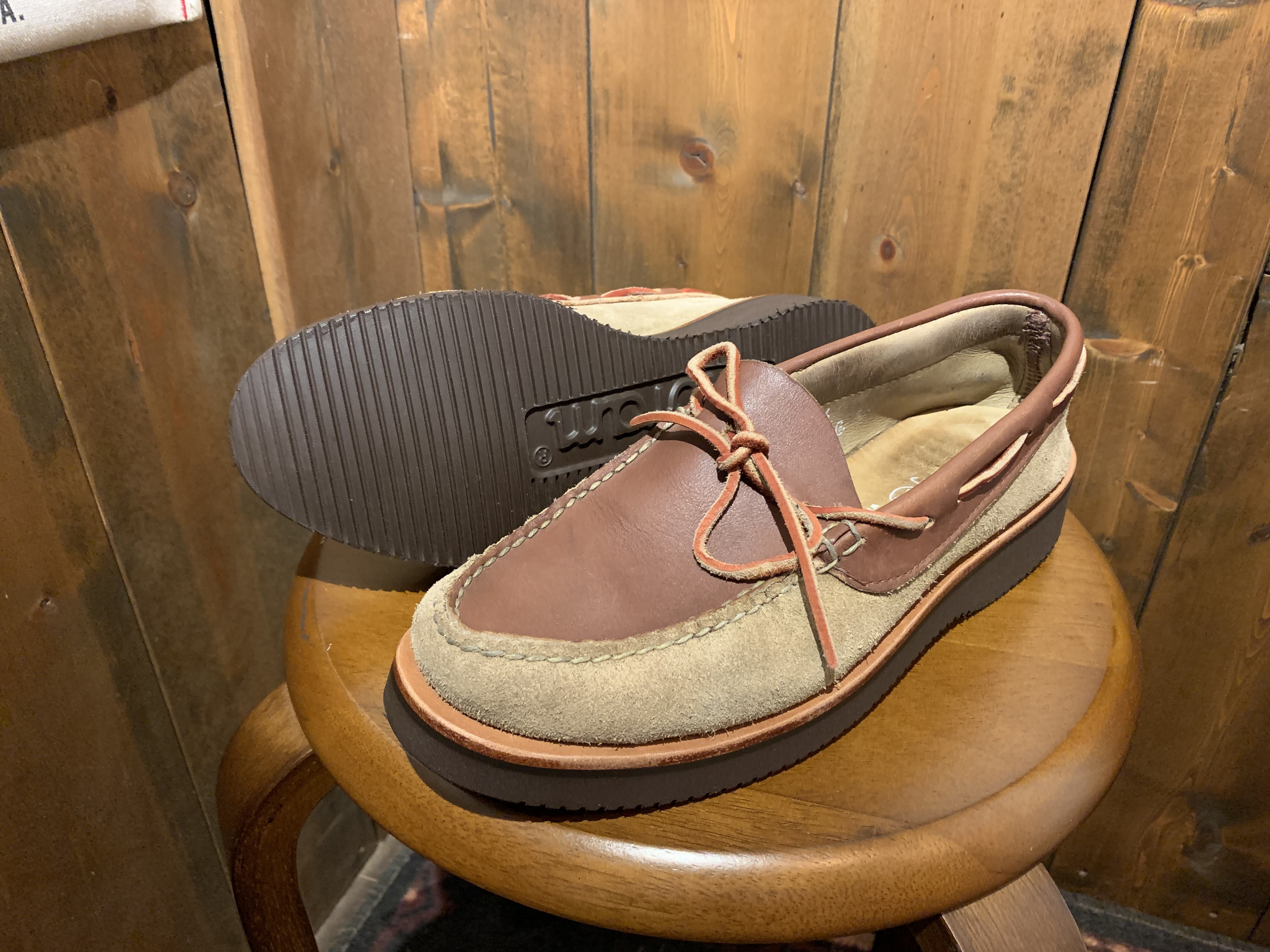 新品・未使用 made in usa キャンプモカシン 楽天市場】ヴァージニア VIRGINIA CAMP MOCCASIN WITH PEBBLE