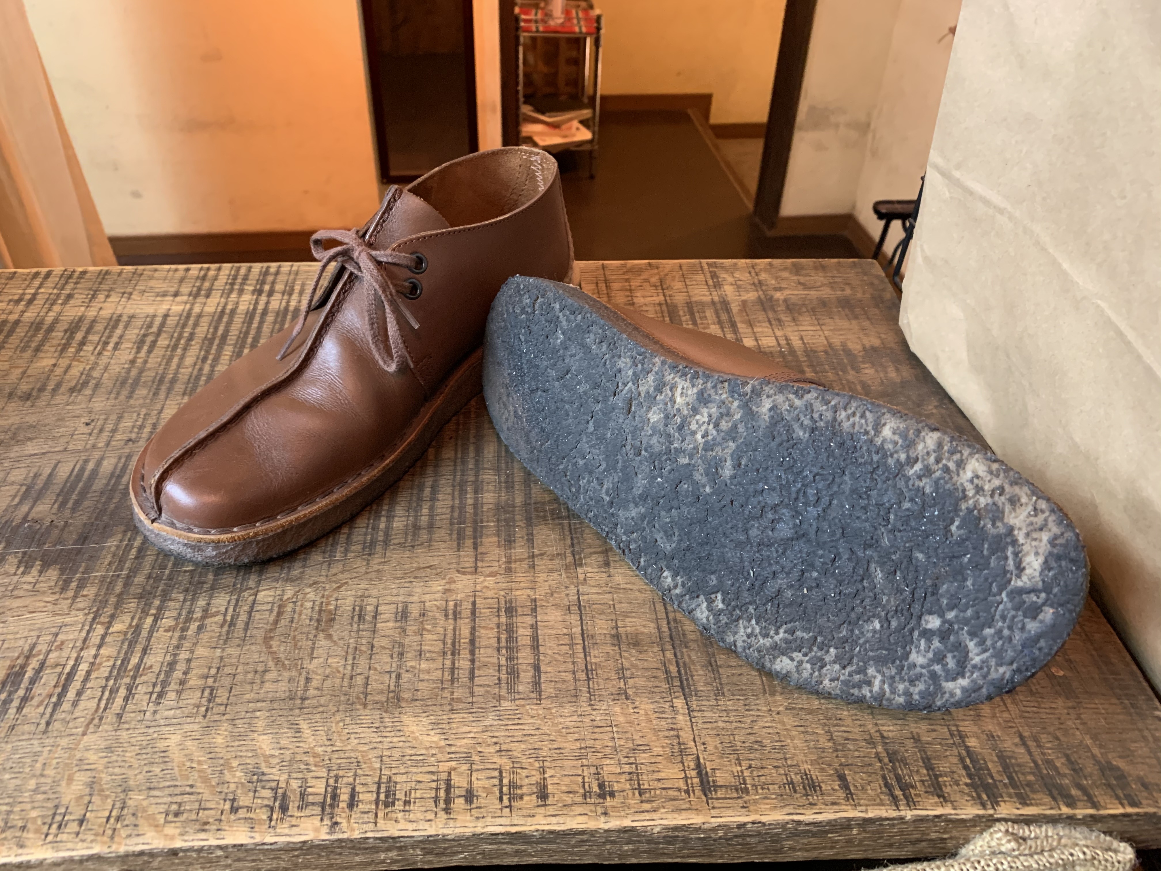 Clarks (クラークス) デザートトレック vibram#2060ソール交換: ソール