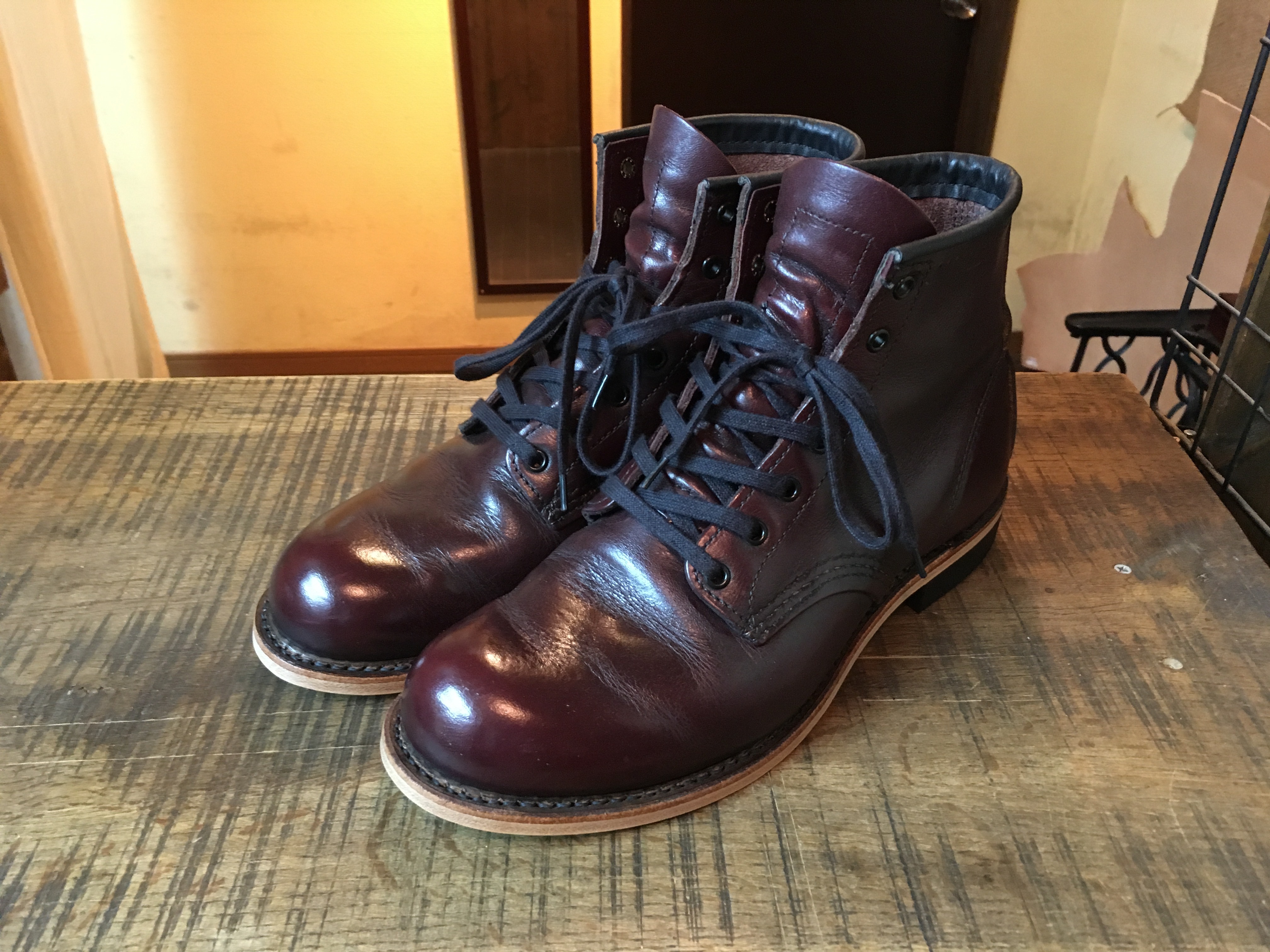 REDWING (レッドウイング) ベックマン レザーソールカスタム: ソール