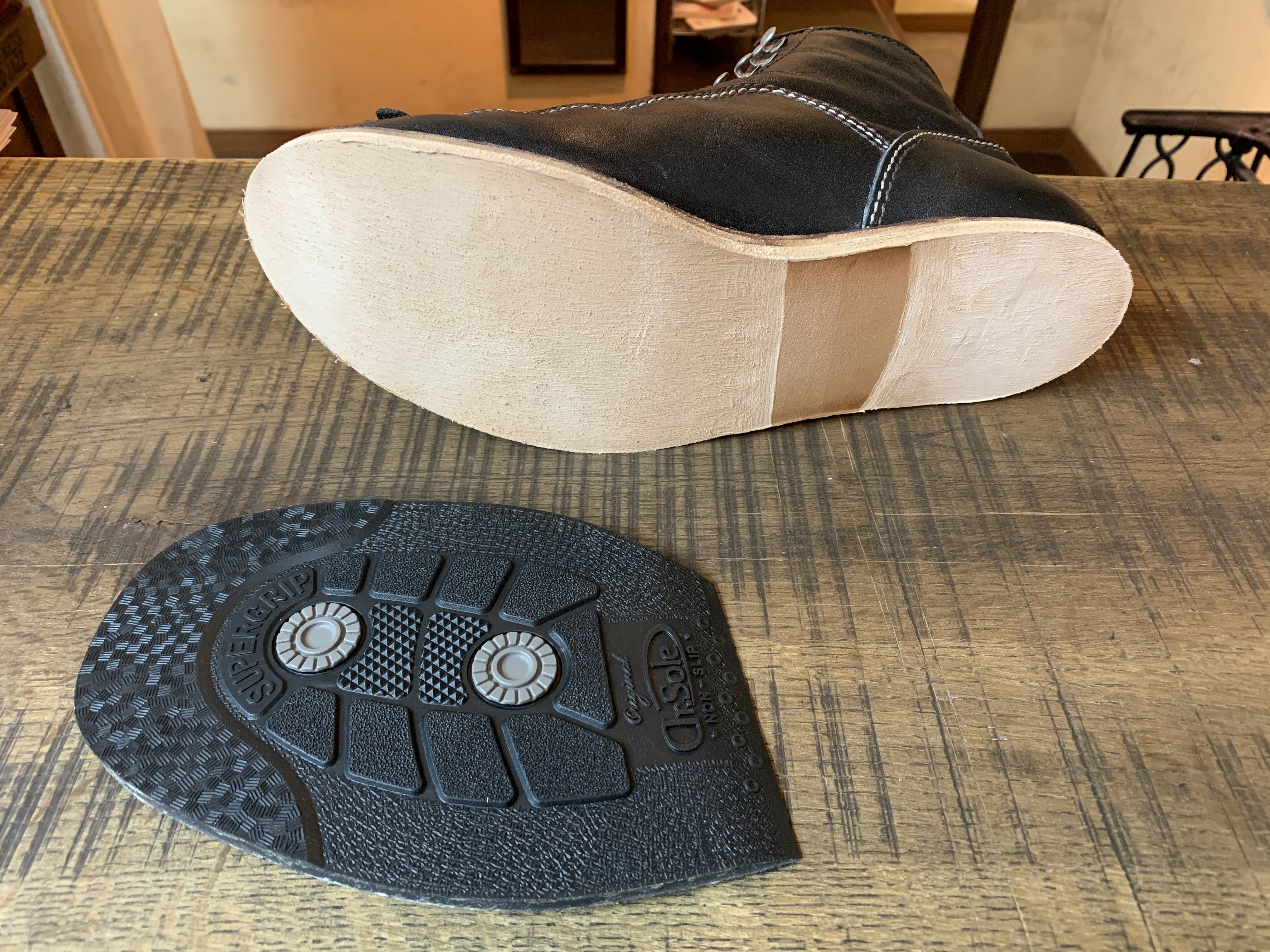 LoneWolf カーペンター US9 ウェスコ風カスタム ソール新品 LoneWolf カーペンター US9 ウェスコ風カスタム ソール新品