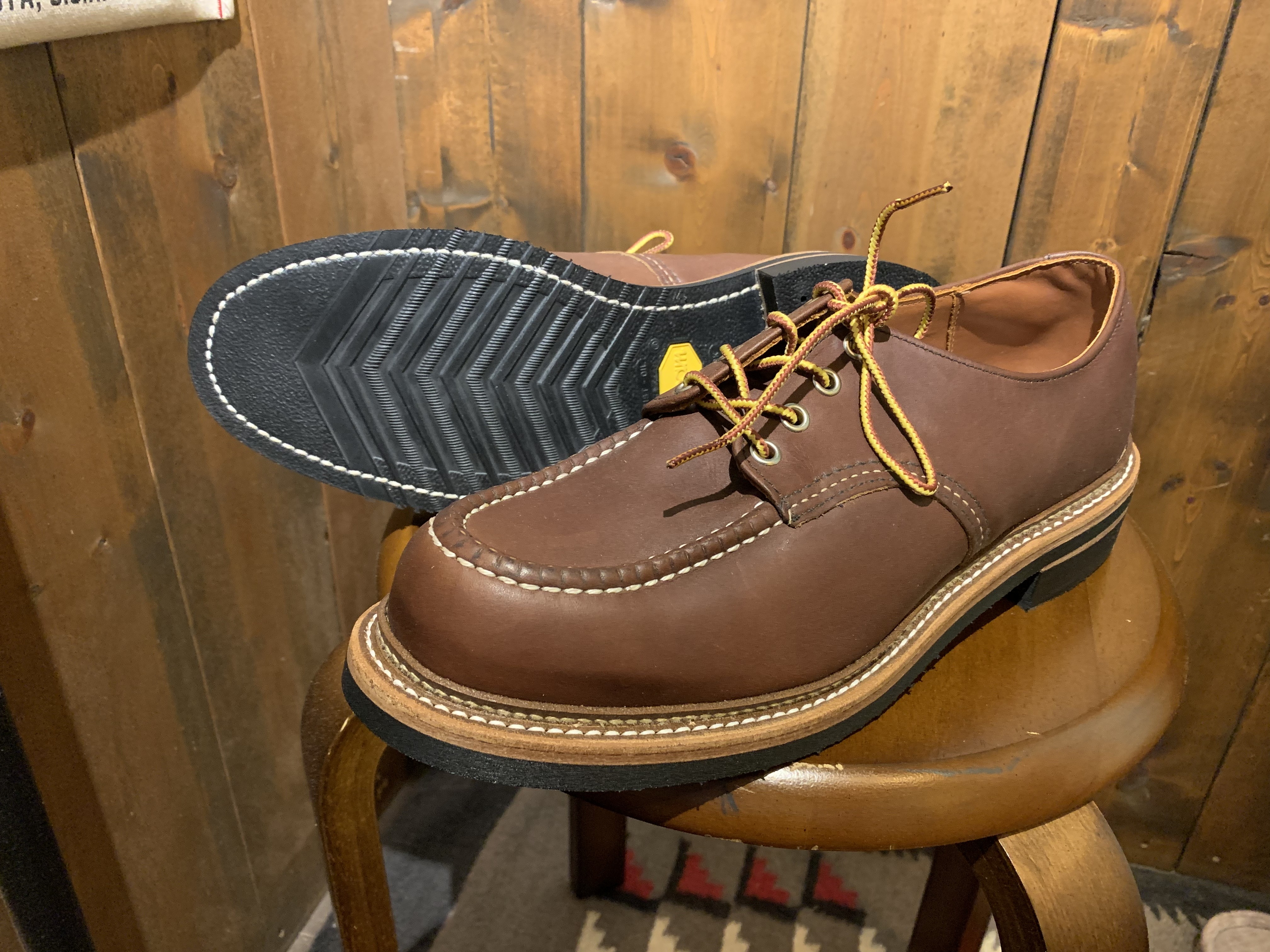 Redwing 8109 ワークオックスフォードブーツ vibram#700ソール交換: ソールリペア＆カスタム RED CLOUD