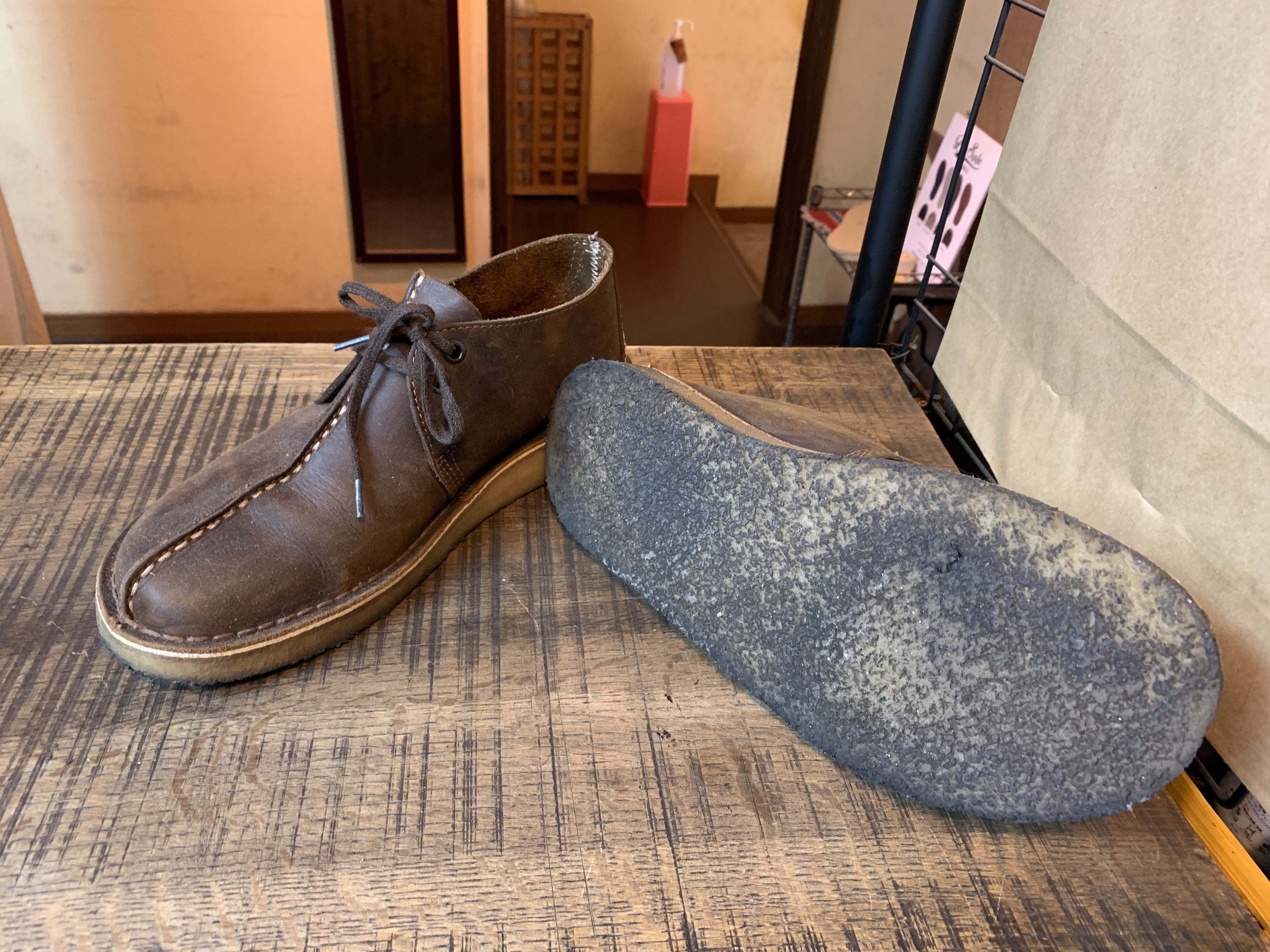 Clarks(クラークス) デザートトレック vibram#2060ソール交換: ソール 