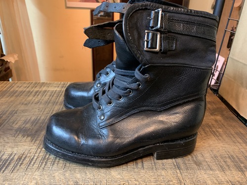 ソ連軍ブーツ ソ連軍 マウンテンブーツ vibramハーフソール＆ヒール交換