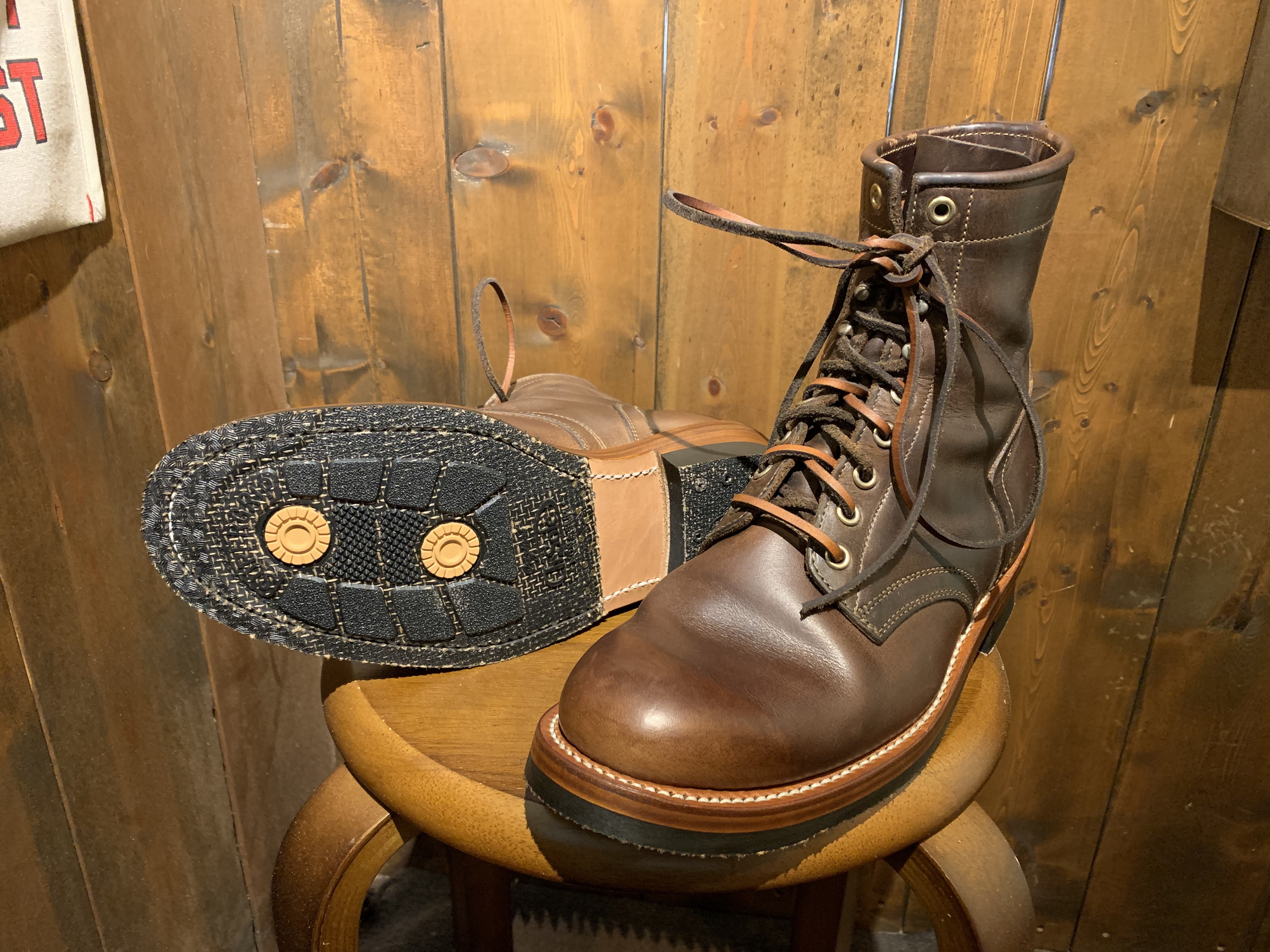 MOTOR(モーター) レースアップブーツ Dr.sole バーラップハーフ