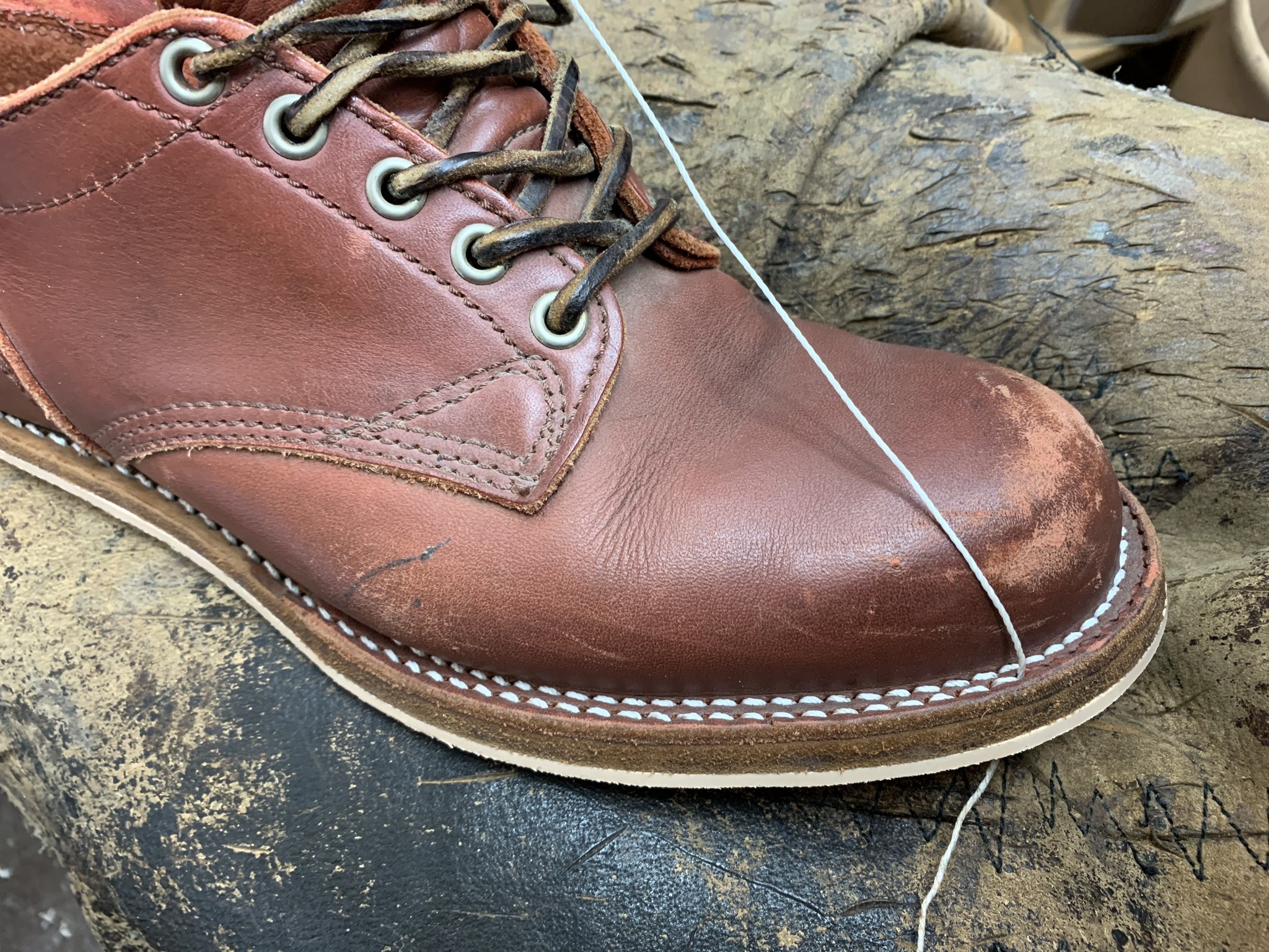 Viberg (ヴァイバー) オックスフォードブーツ vibram#2021ソール