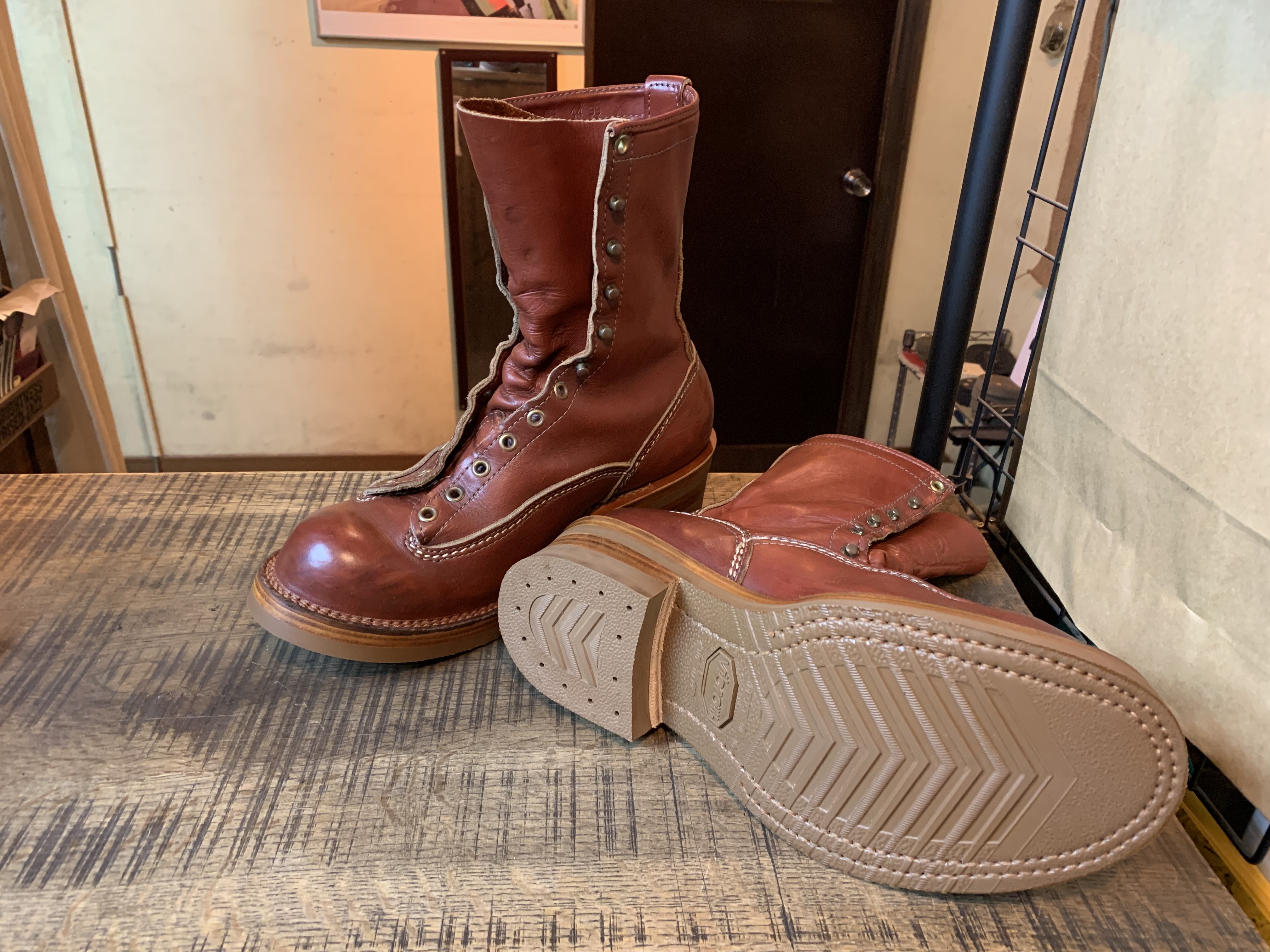 Wesco (ウエスコ) ジョブマスター ダブルレザーミッド vibram