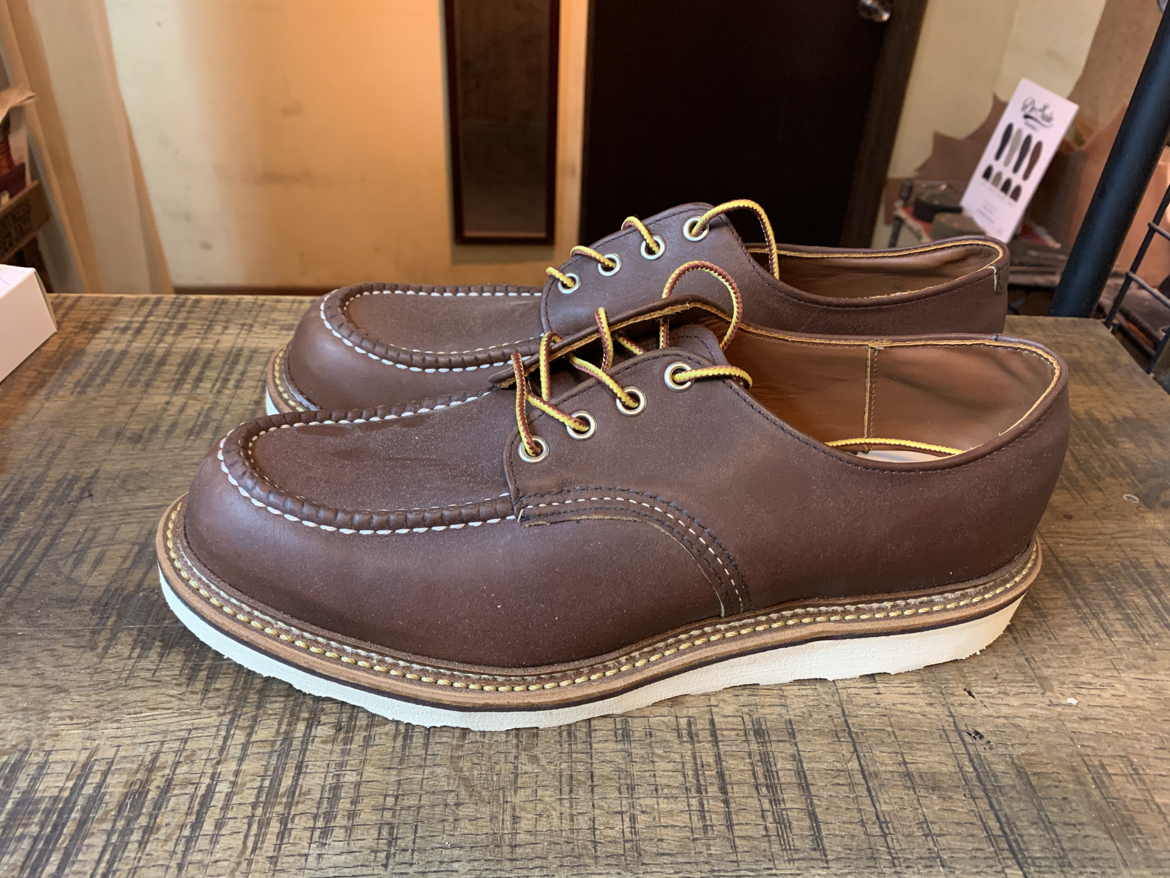 Redwing 8109 ワークオックスフォードブーツ vibram#700ソール交換