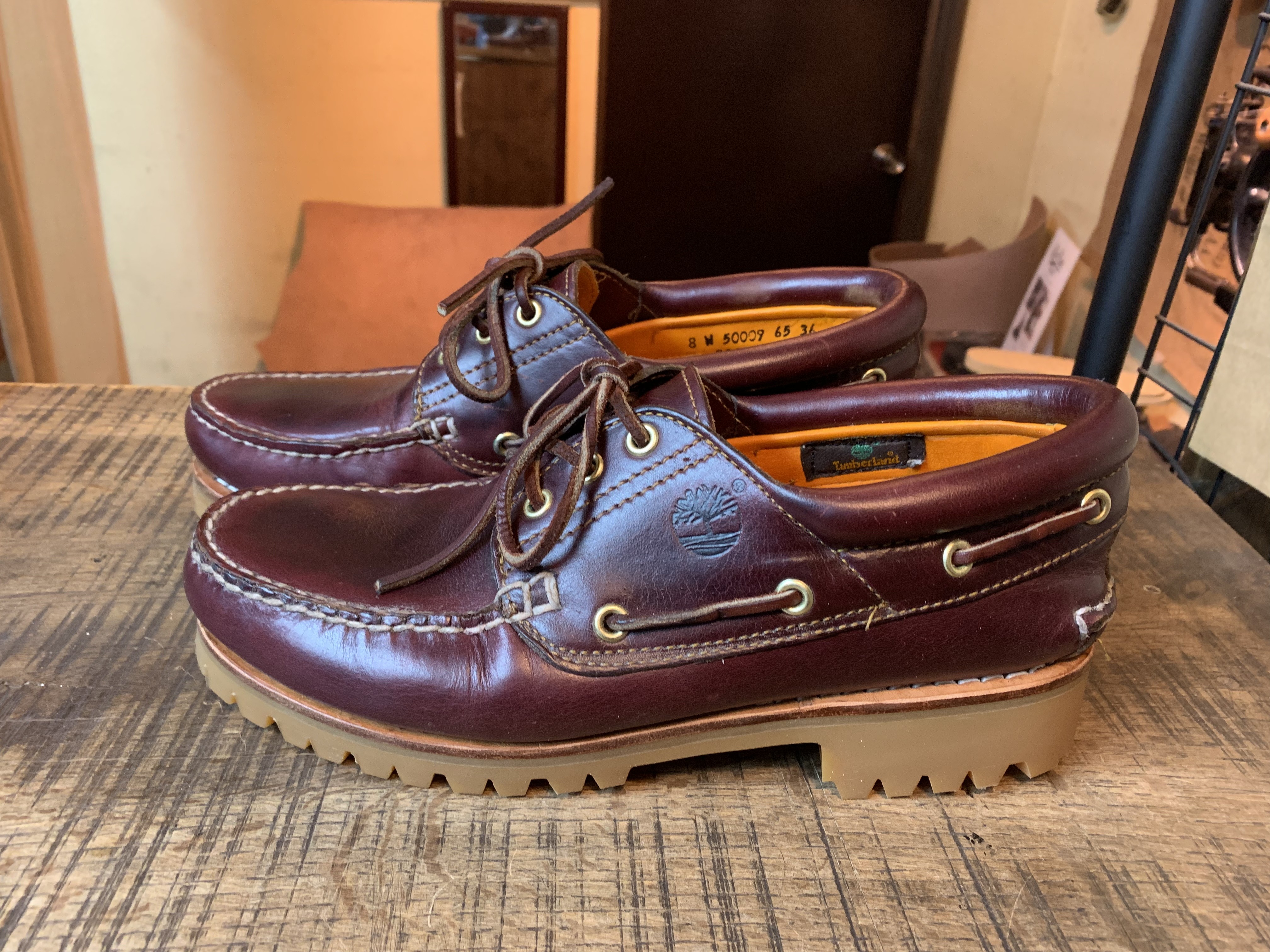 ティンバーランド　3アイレットモカシン Timberland ティンバーランド 3アイレット 厚底 TIMBERLAND