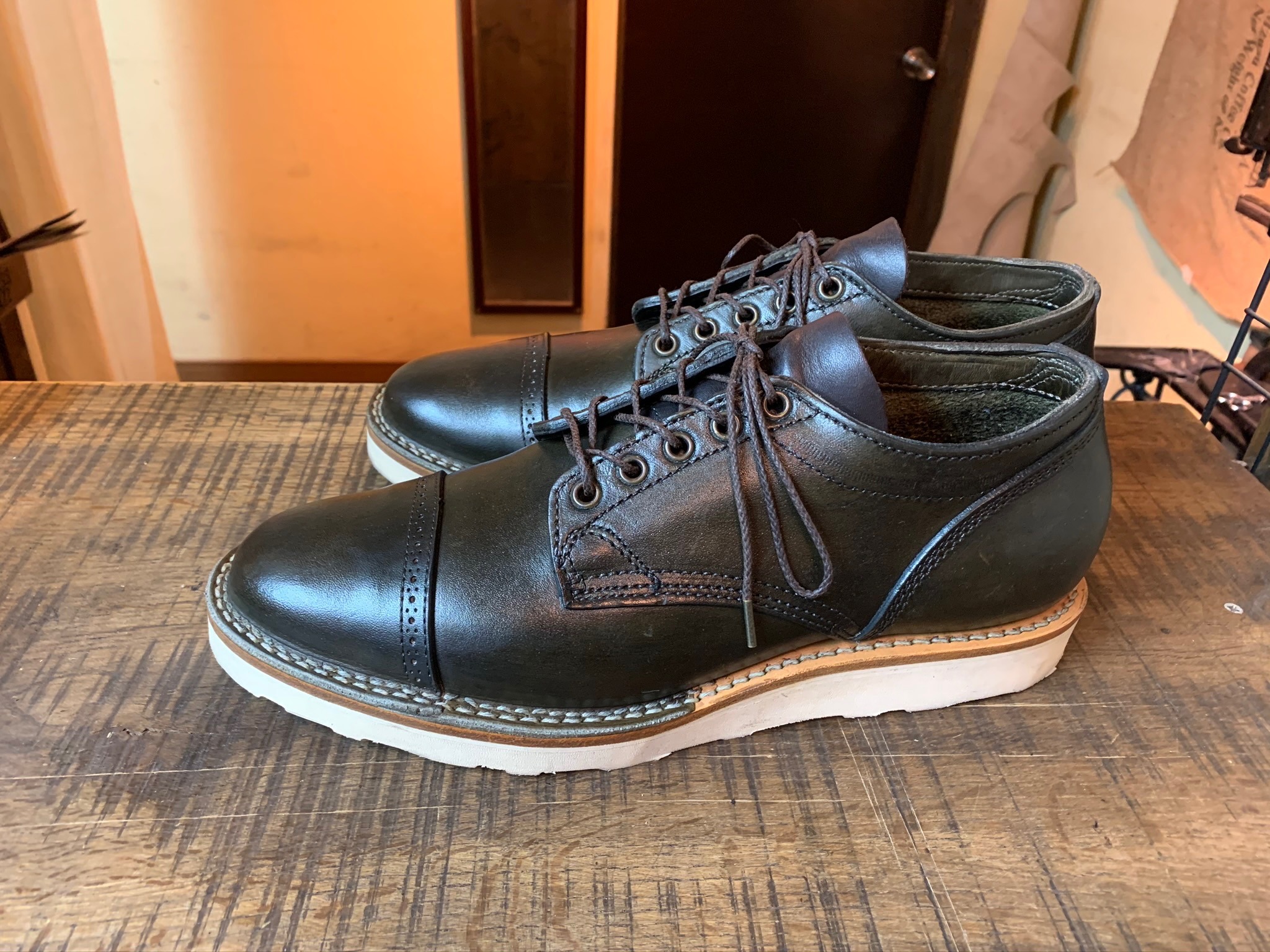 堅実な究極の viberg ヴァイバー 7 1/2E 26.0 Dr.ソールカスタム ...