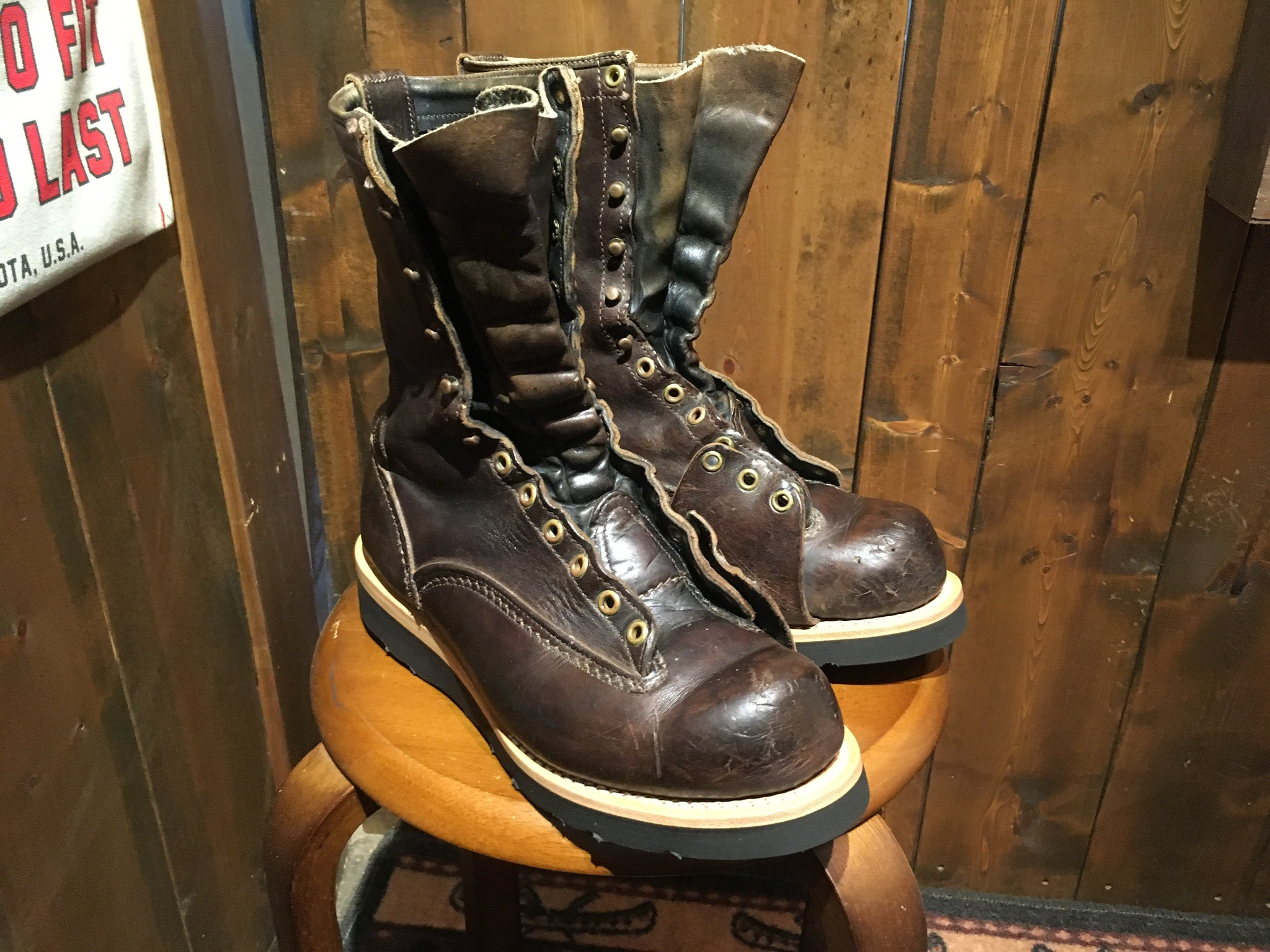 WESCO 50's～ ネイルダウン ハイライナー vibram#4014ソールカスタム