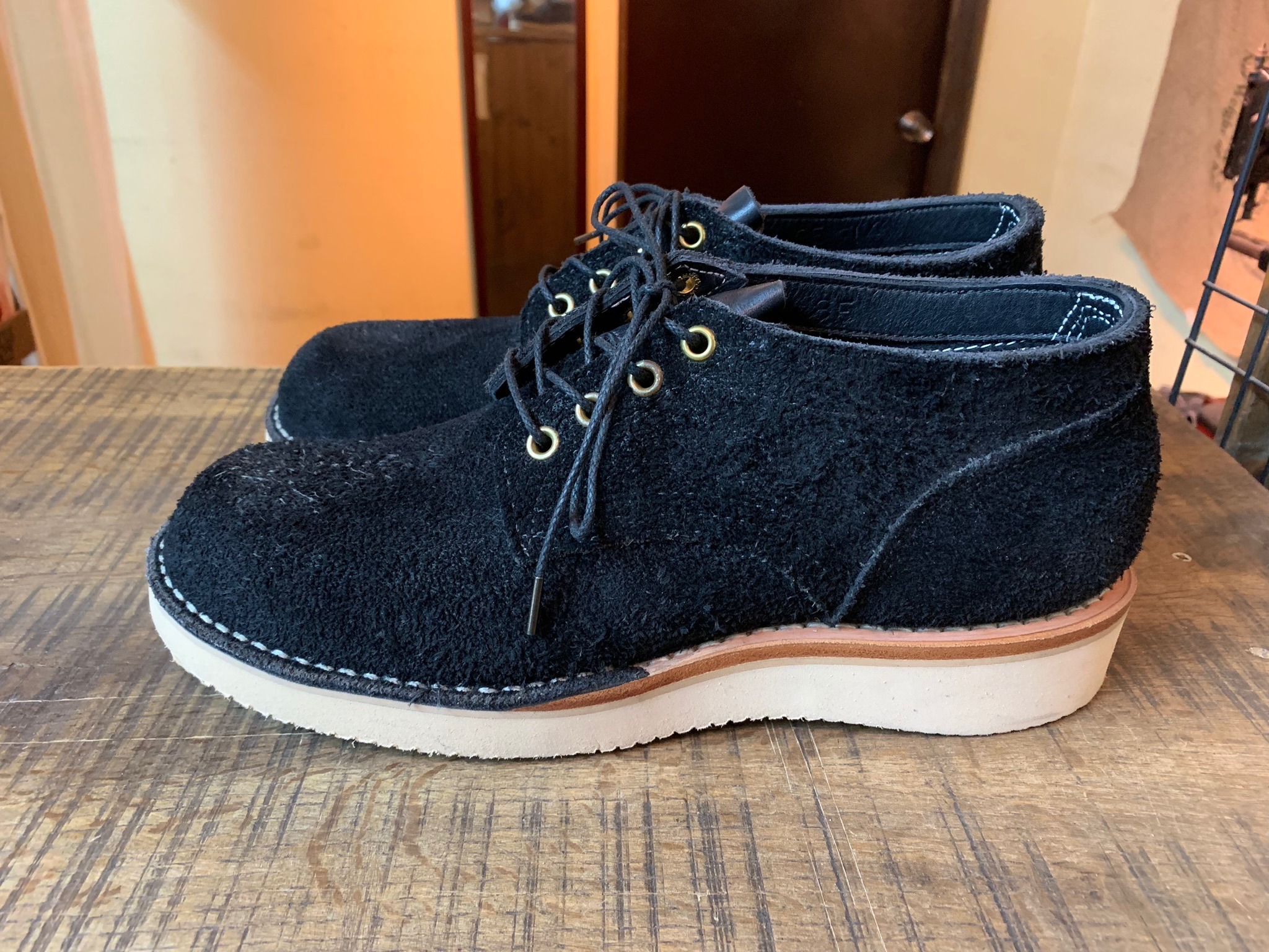 7.5E 美品】HATHORN ハソーン オックスフォード 赤茶 ブラウン
