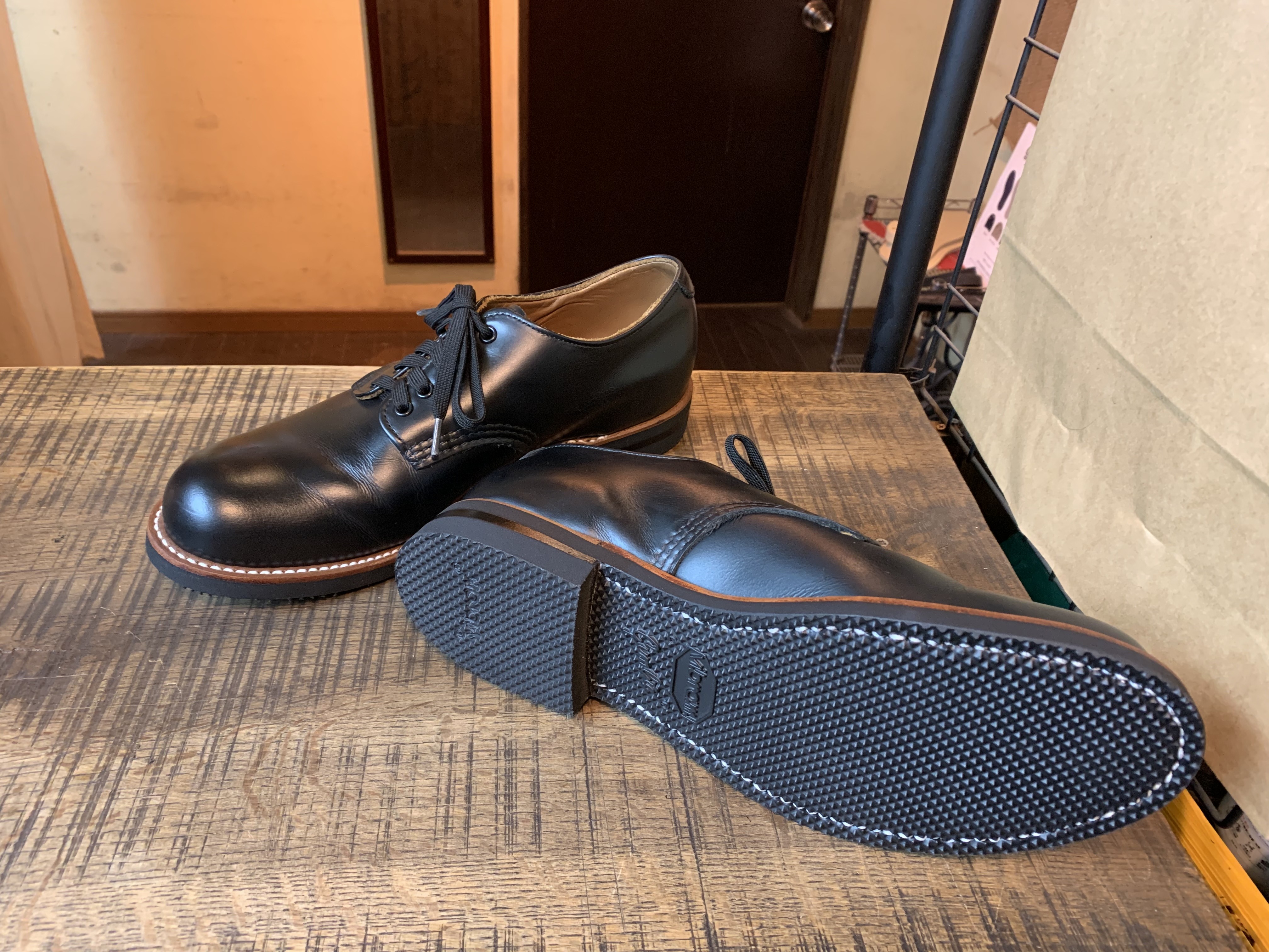 【美品★レア★Vibram】ピストレロ リペアマン★センス溢れるバーガンディー★ Redwing 8054 フォアマンオックスフォードブーツ vibram#2656