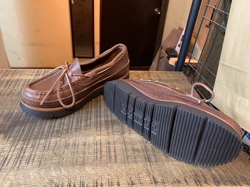 ラッセルモカシン キャンプモカシン デッキシューズ vibram#9105ソール