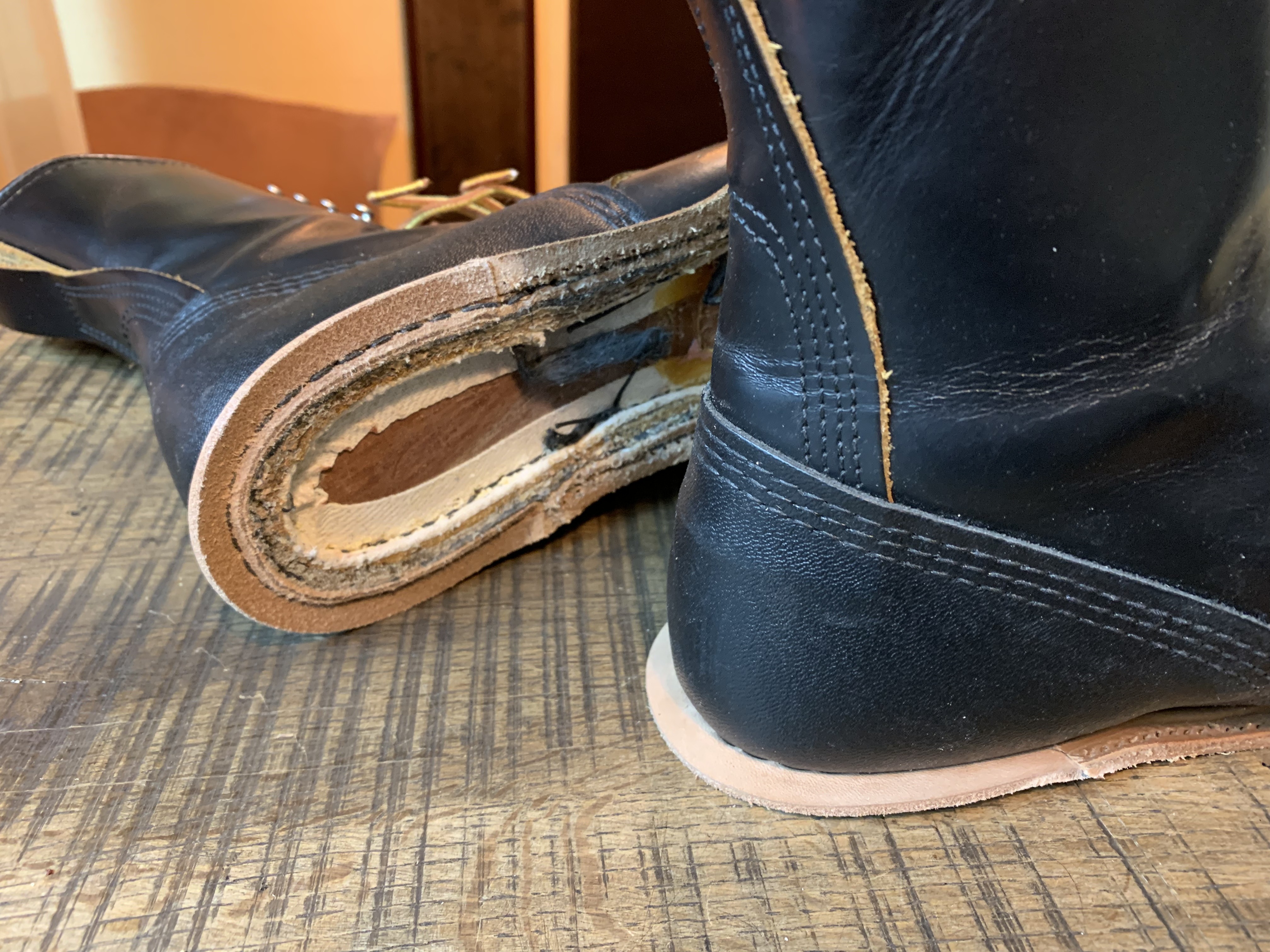 Redwing 9210 ロガーブーツ フラットボックス加工 Dr.sole コ Redwing 9210 ロガーブーツ フラットボックス加工 Dr.sole コ