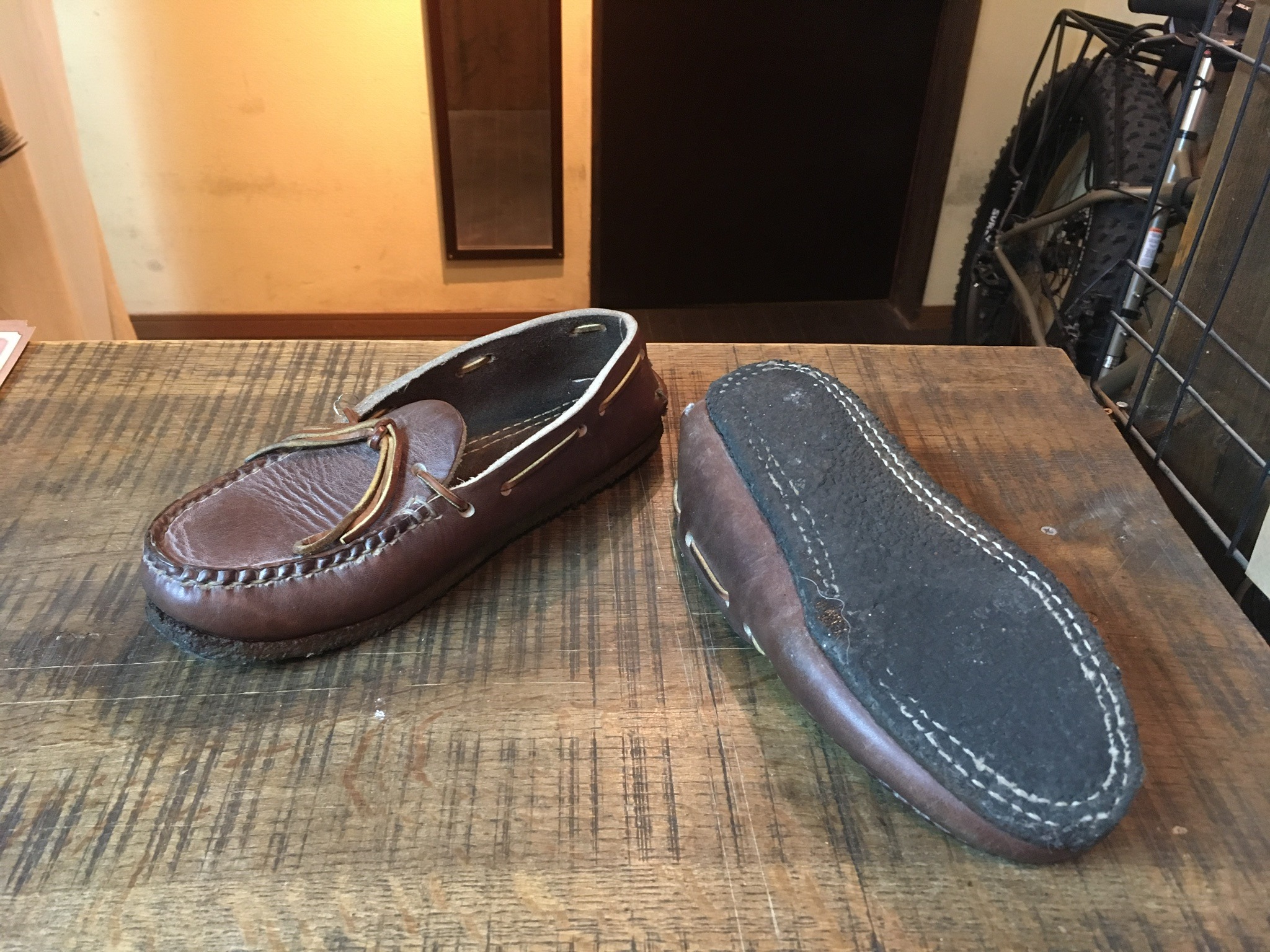 ARROW MOCCASIN アローモカシン リングブーツ クレープソール - モカシン